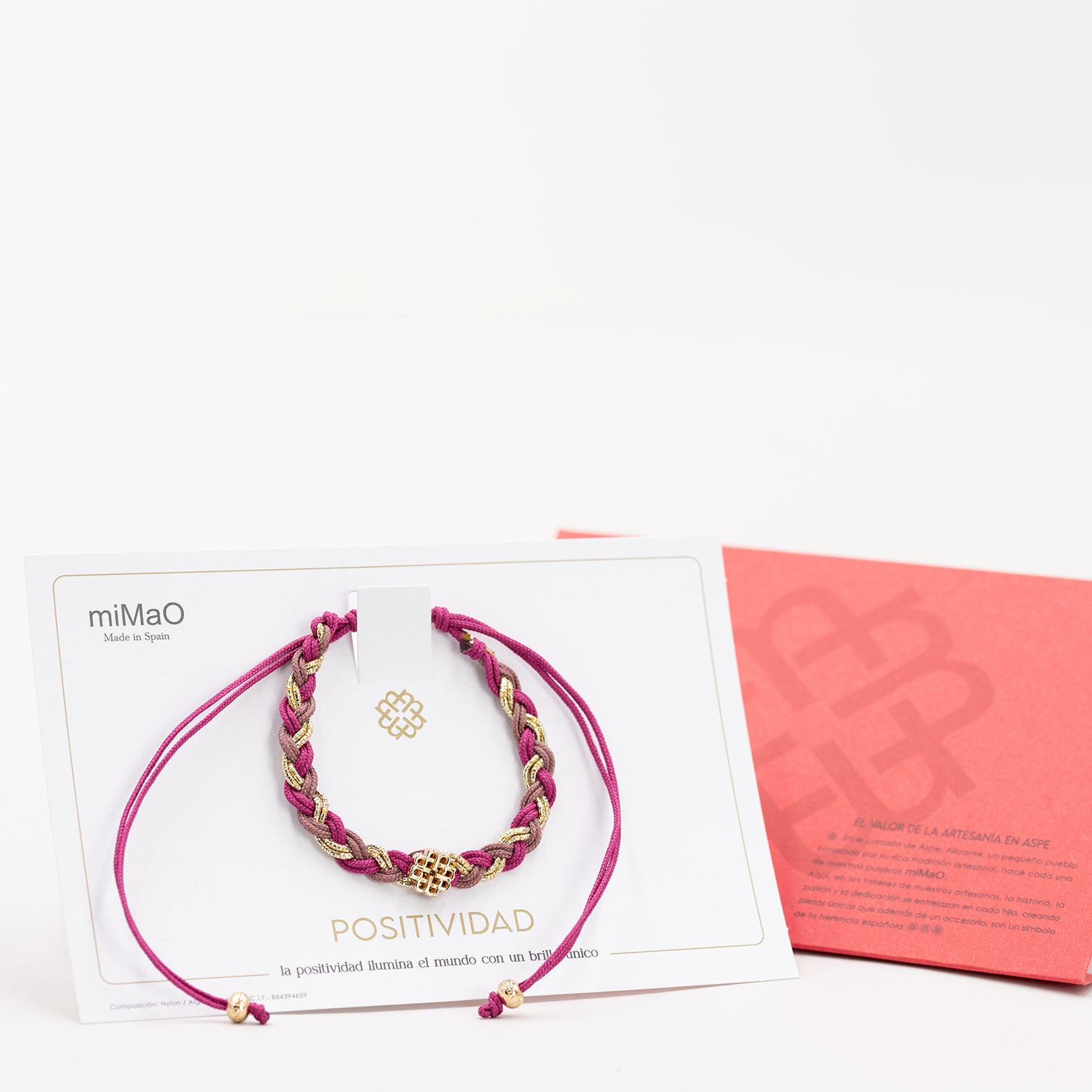 PULSERA DE LA POSITIVIDAD ORO - miMaO ®