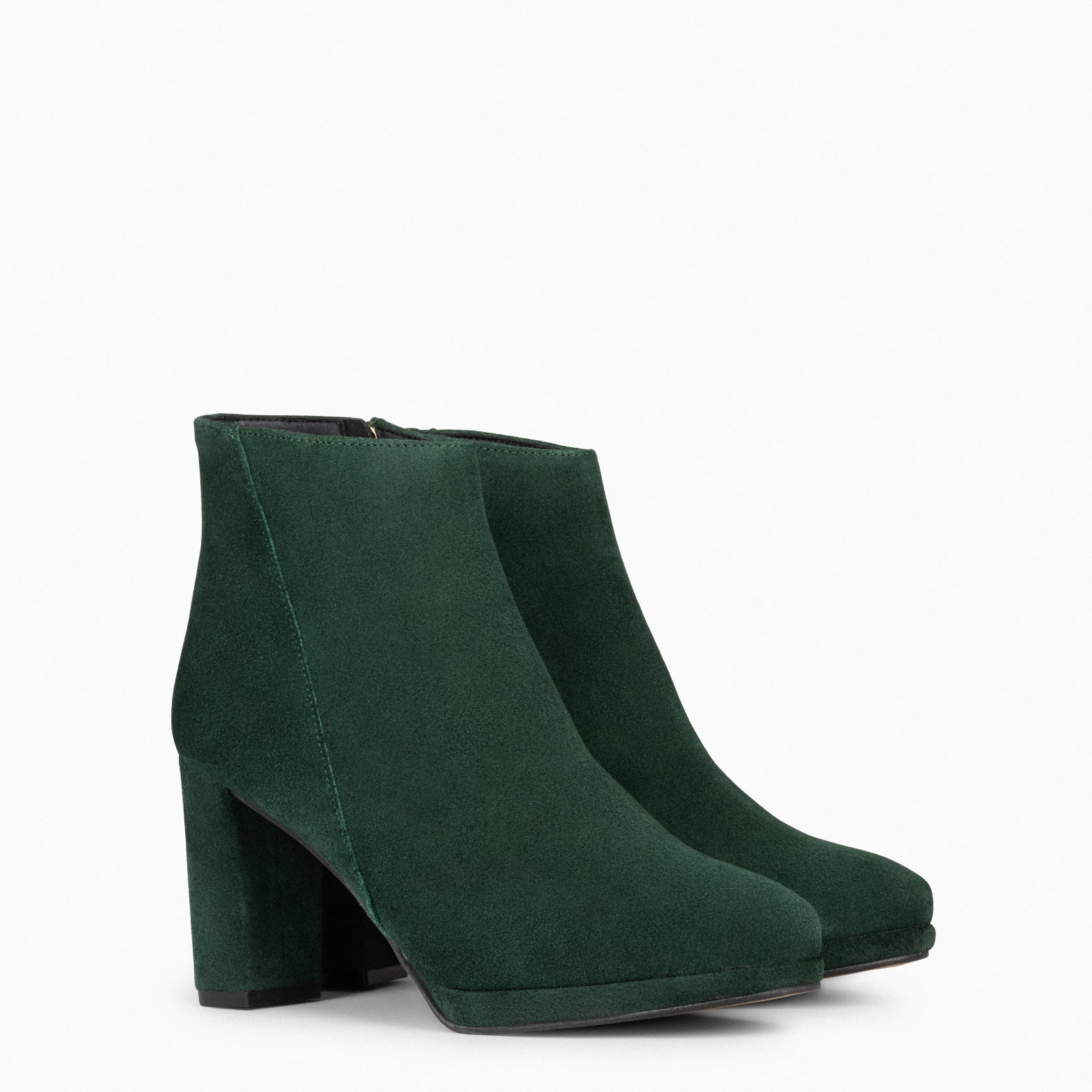 WITTEN - GREEN booties with platform