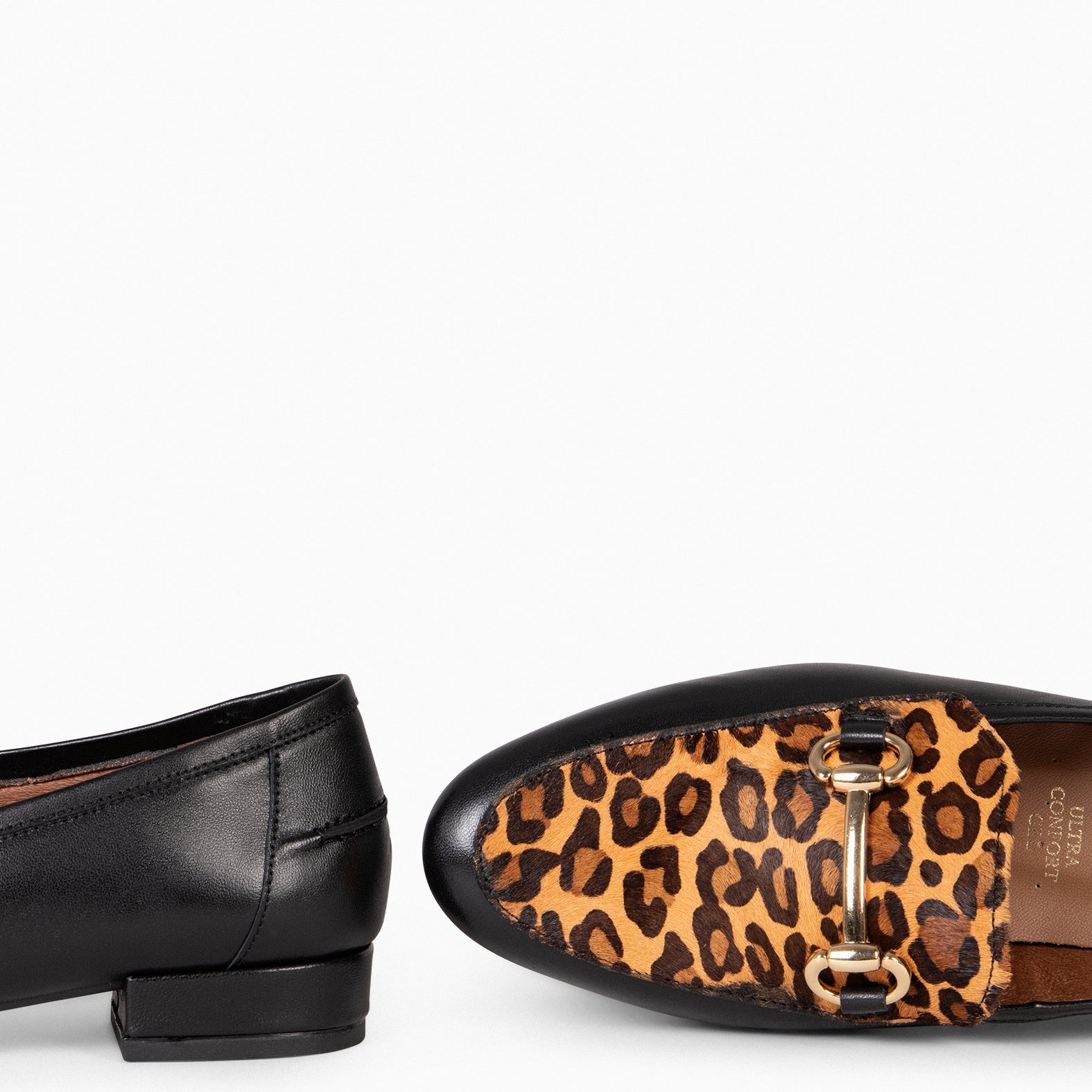 STYLE SAUVAGE - Mocasín tacón bajo LEOPARDO - miMaO ®