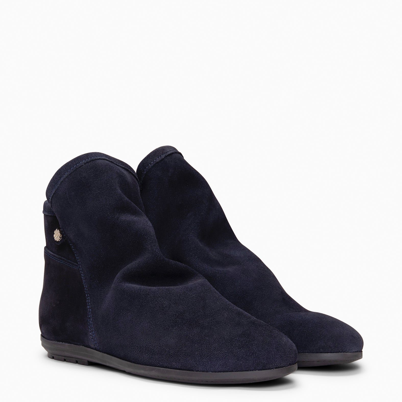 CHESS - Botines de ante con caña fruncida MARINO - miMaO ®