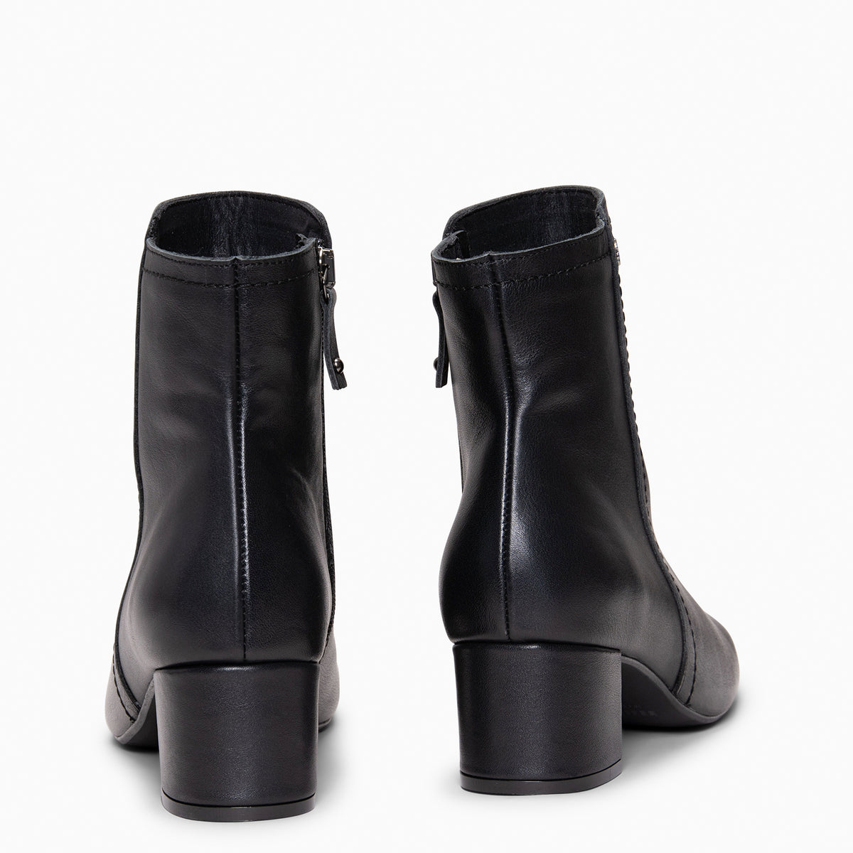 COLMAR - Botines elegantes de piel NAPA NEGRO