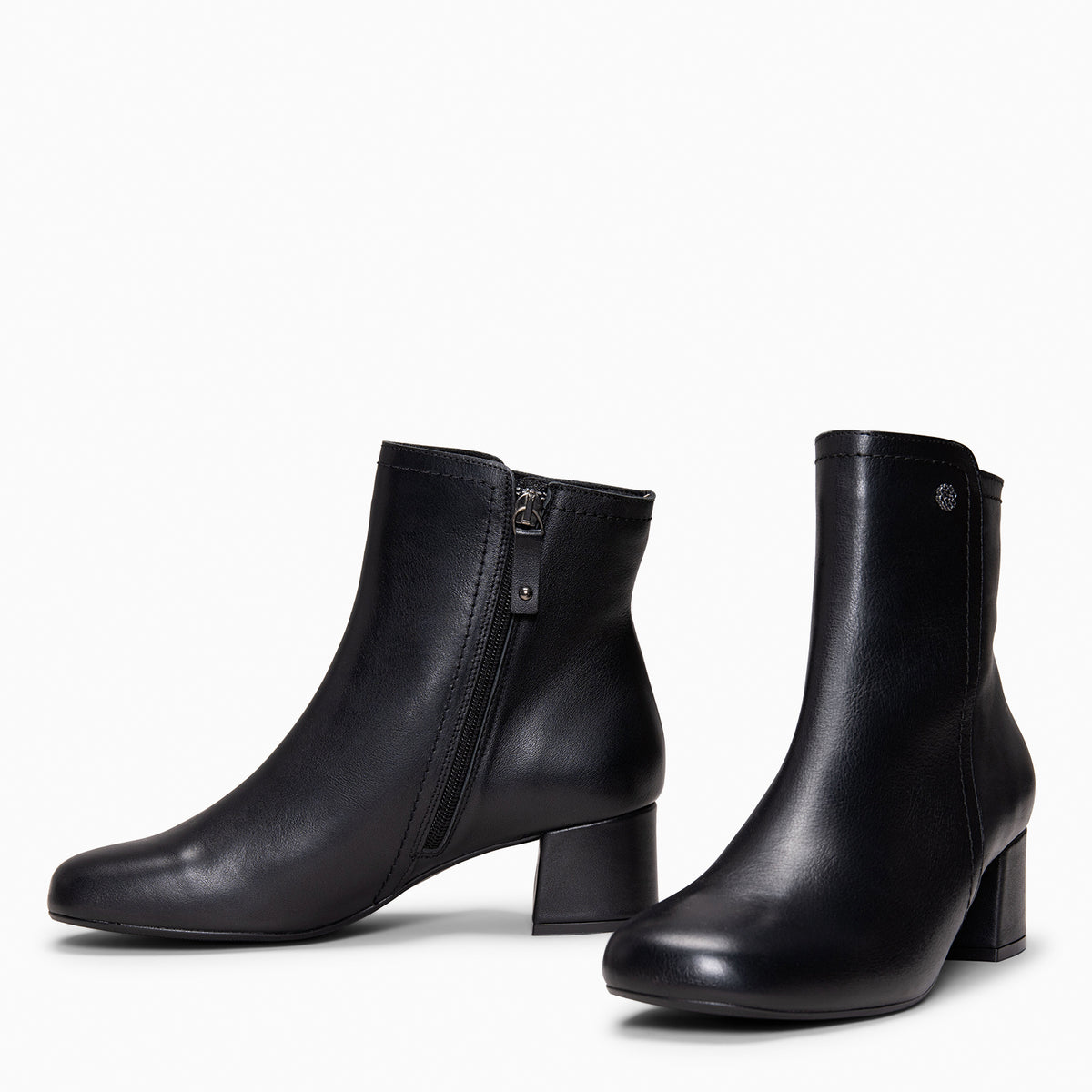 COLMAR - Botines elegantes de piel NAPA NEGRO