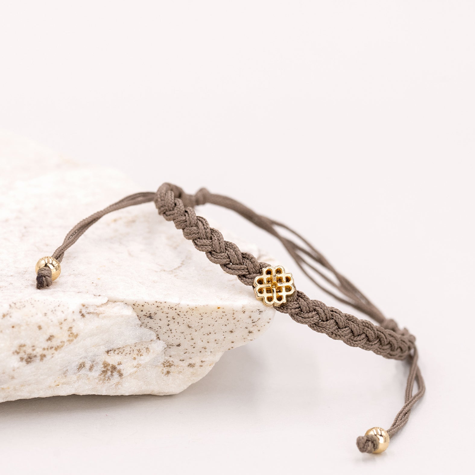 PULSERA TAUPE DEL EQUILIBRIO ORO - miMaO ®