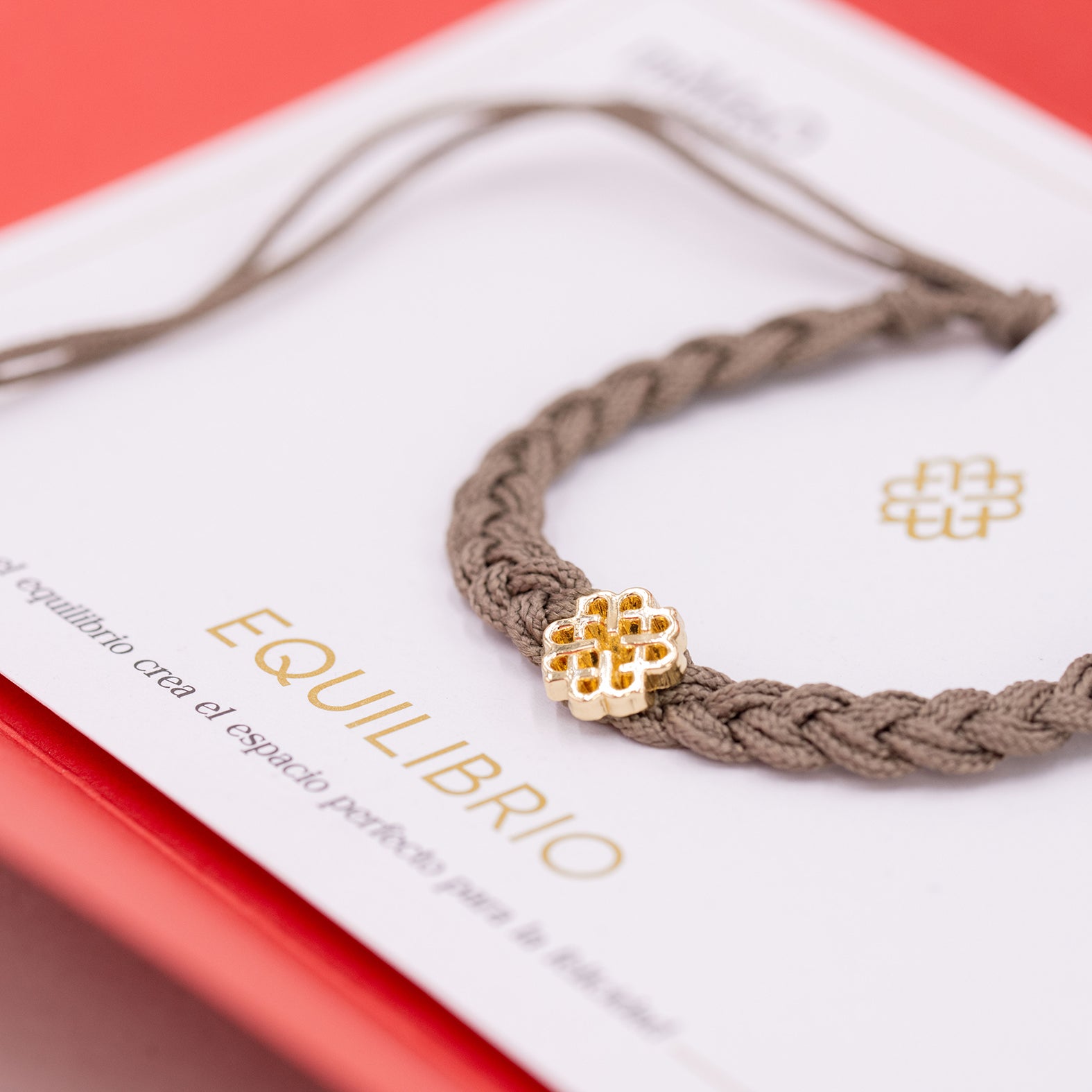 PULSERA TAUPE DEL EQUILIBRIO ORO - miMaO ®