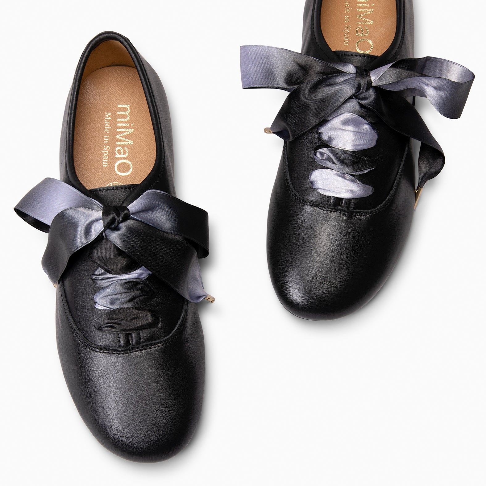 FLAVIA - DEPORTIVA CON LAZO BARESOFT NEGRO - miMaO ®