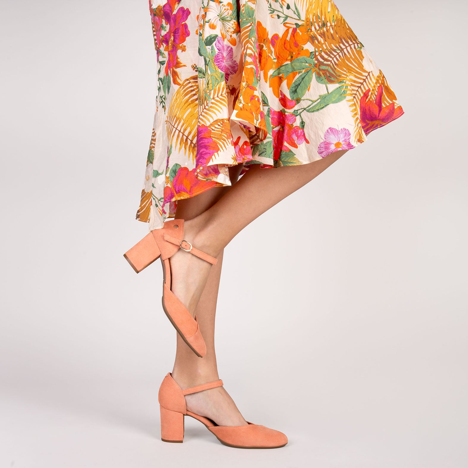 ISI - Zapatos de Mujer Abiertos con pulsera CORAL