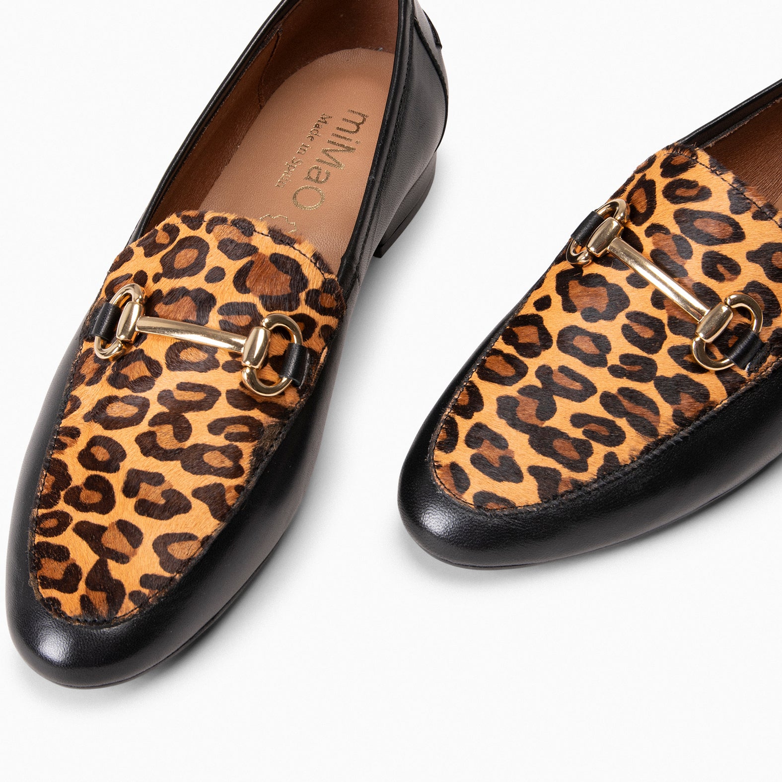 STYLE SAUVAGE - Mocasín tacón bajo LEOPARDO - miMaO ®