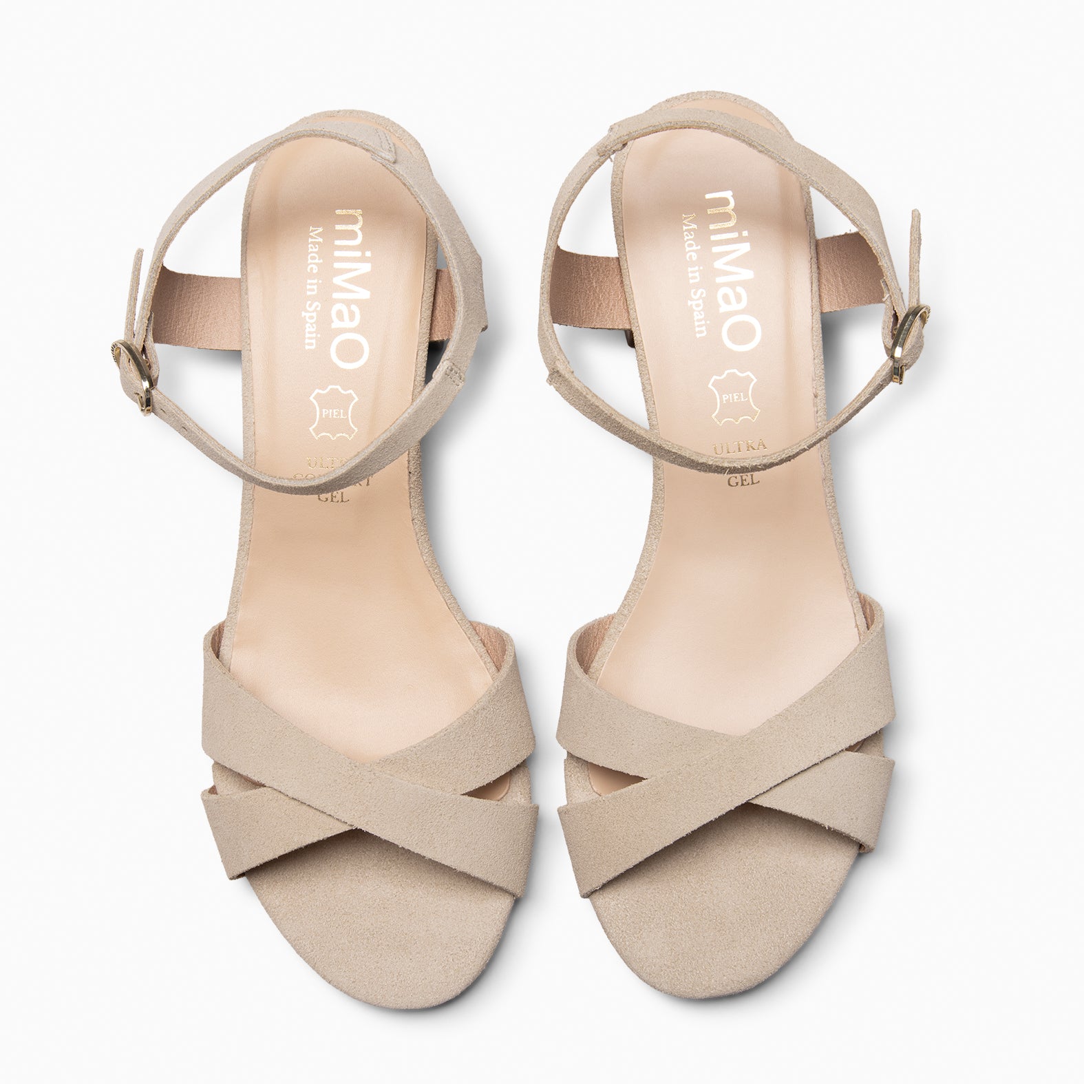 ORIANA - BEIGE Heeled sandals