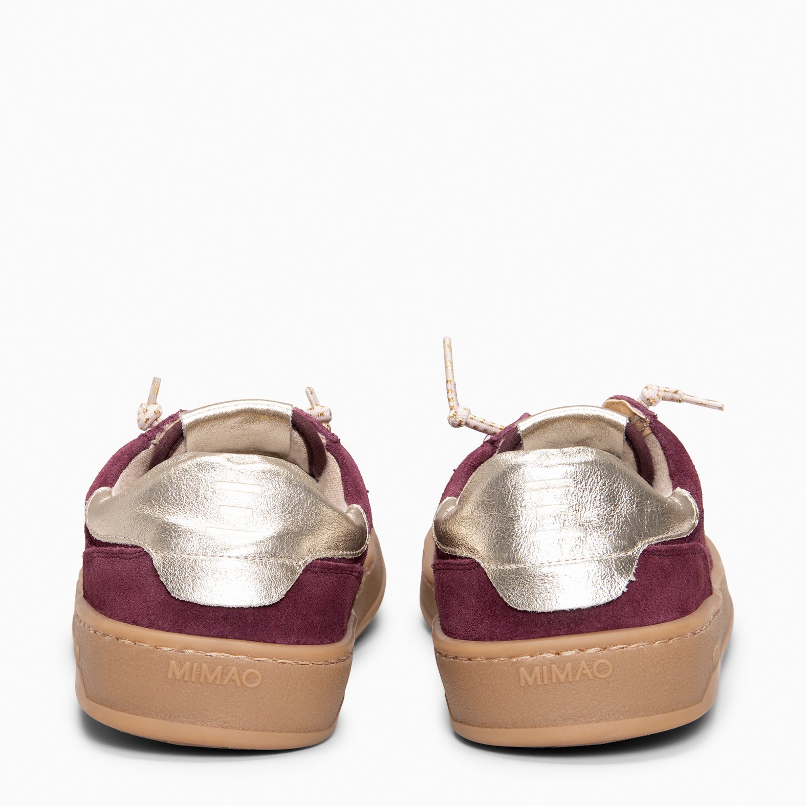 GENIO - Baskets Baresoft à lacets élastiques BORDEAUX