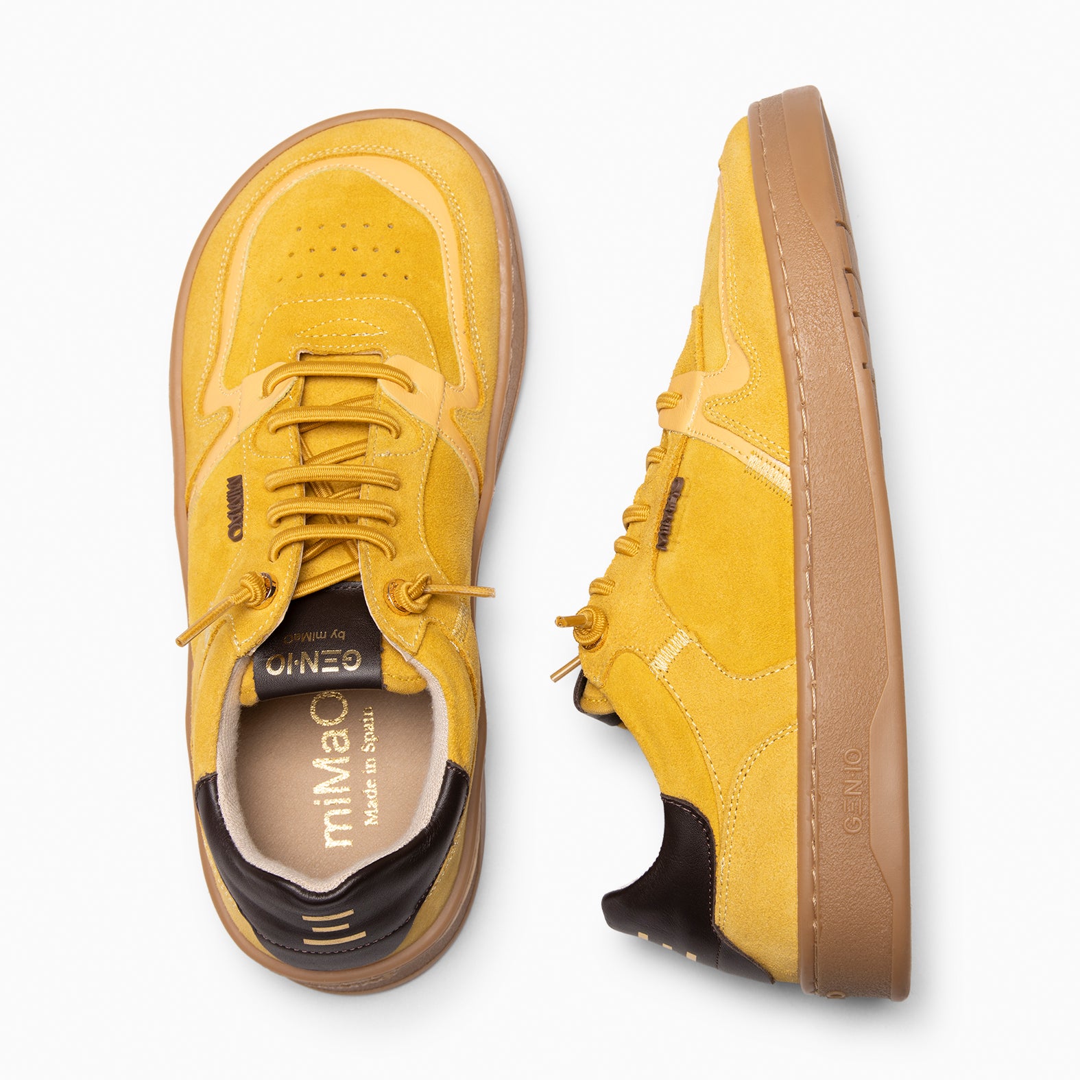 GEN-IO - Zapatillas baresoft MOSTAZA