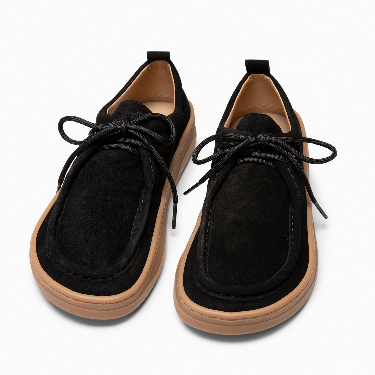 NIMBO - Mocasines de cordones Baresoft NEGRO