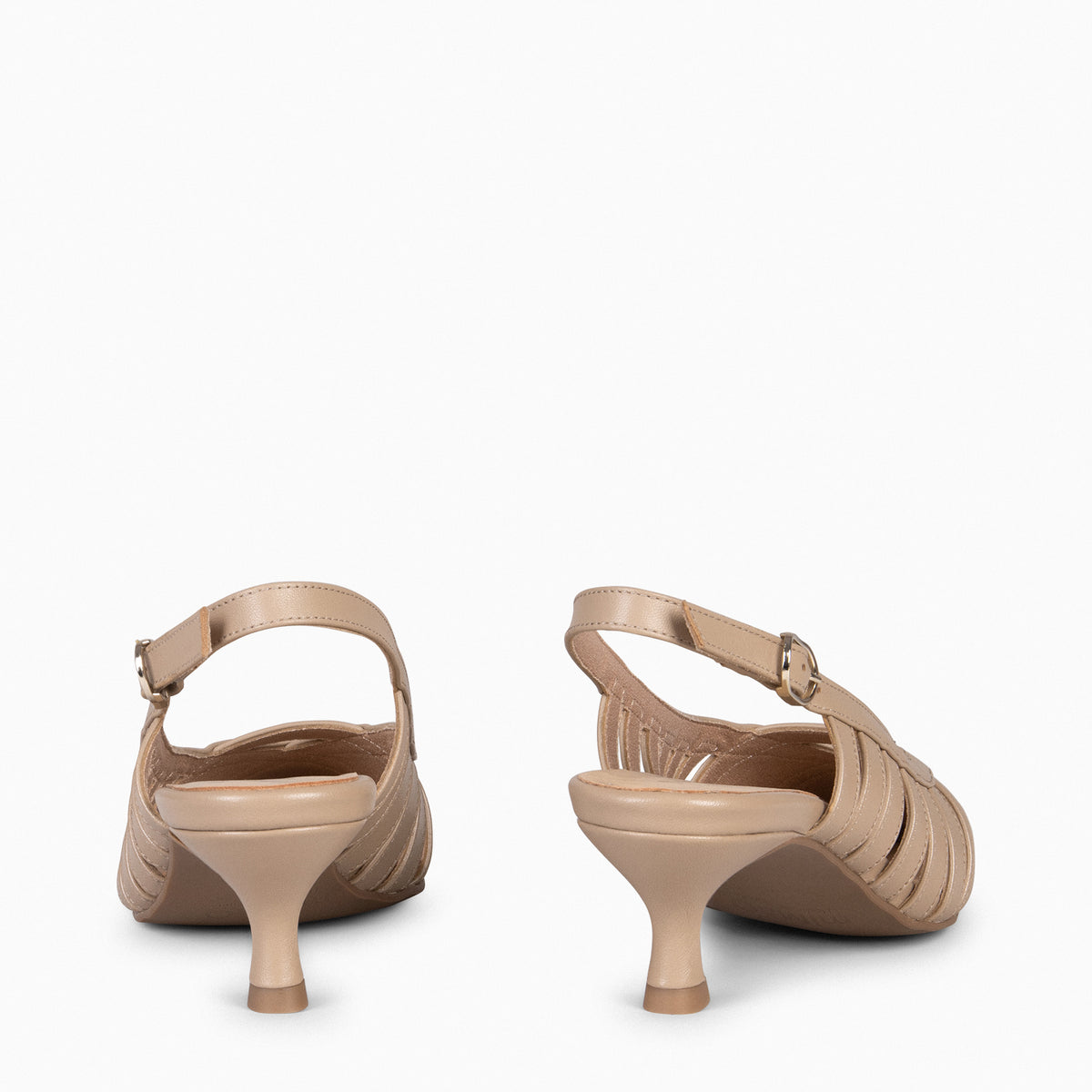 JADE - Zapato tacón Kitten TAUPE