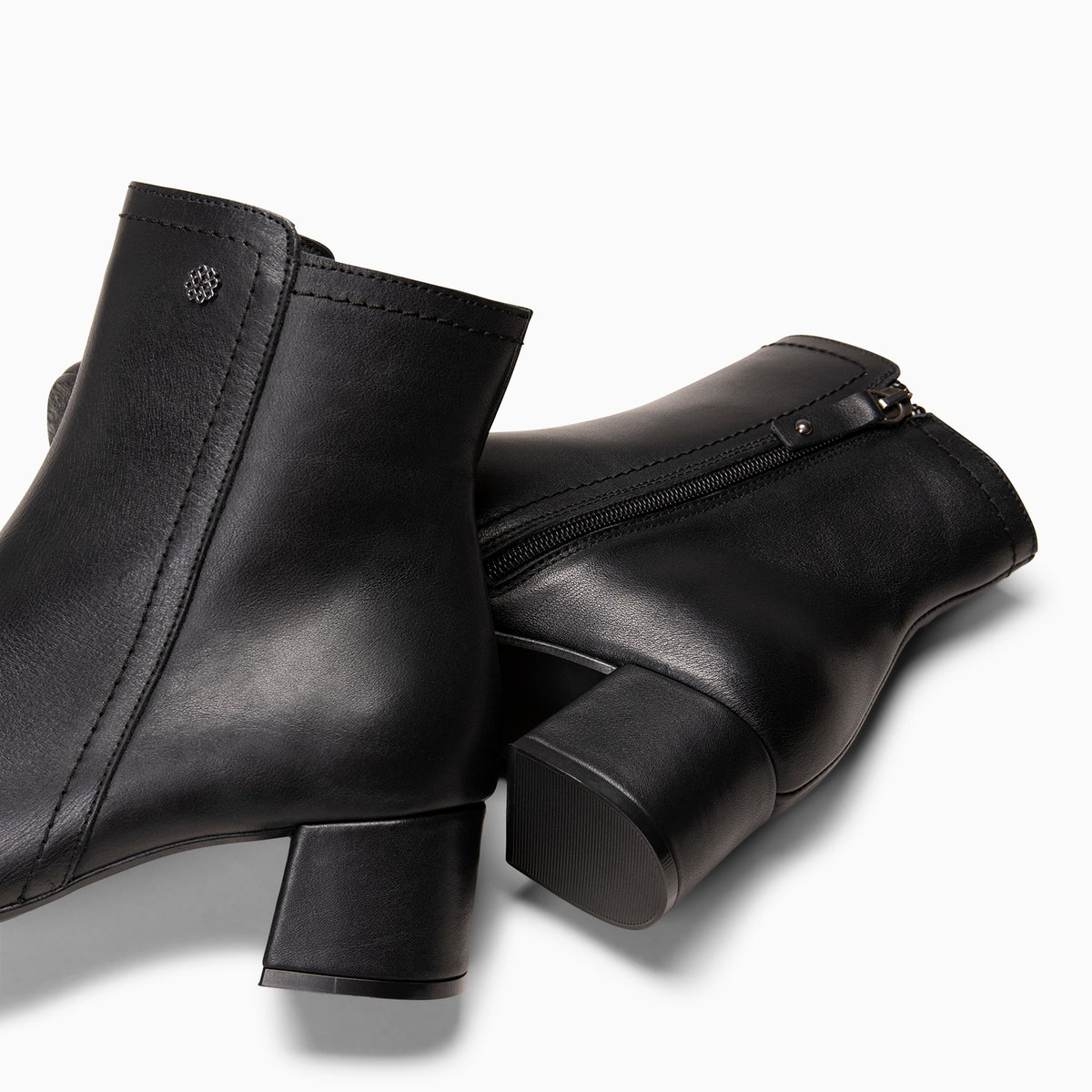 COLMAR - Botines elegantes de piel NAPA NEGRO