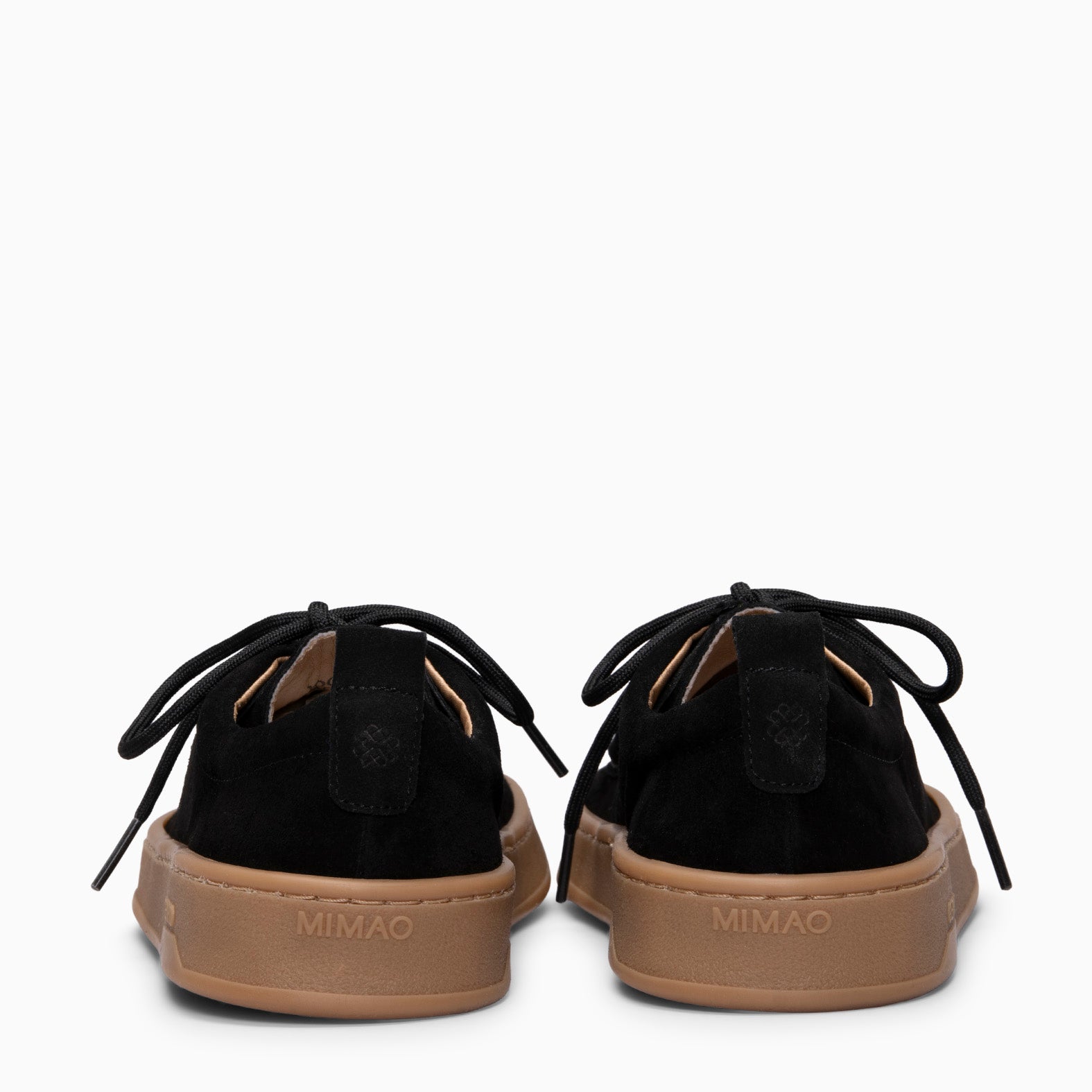 NIMBO - Mocasines de cordones Baresoft NEGRO