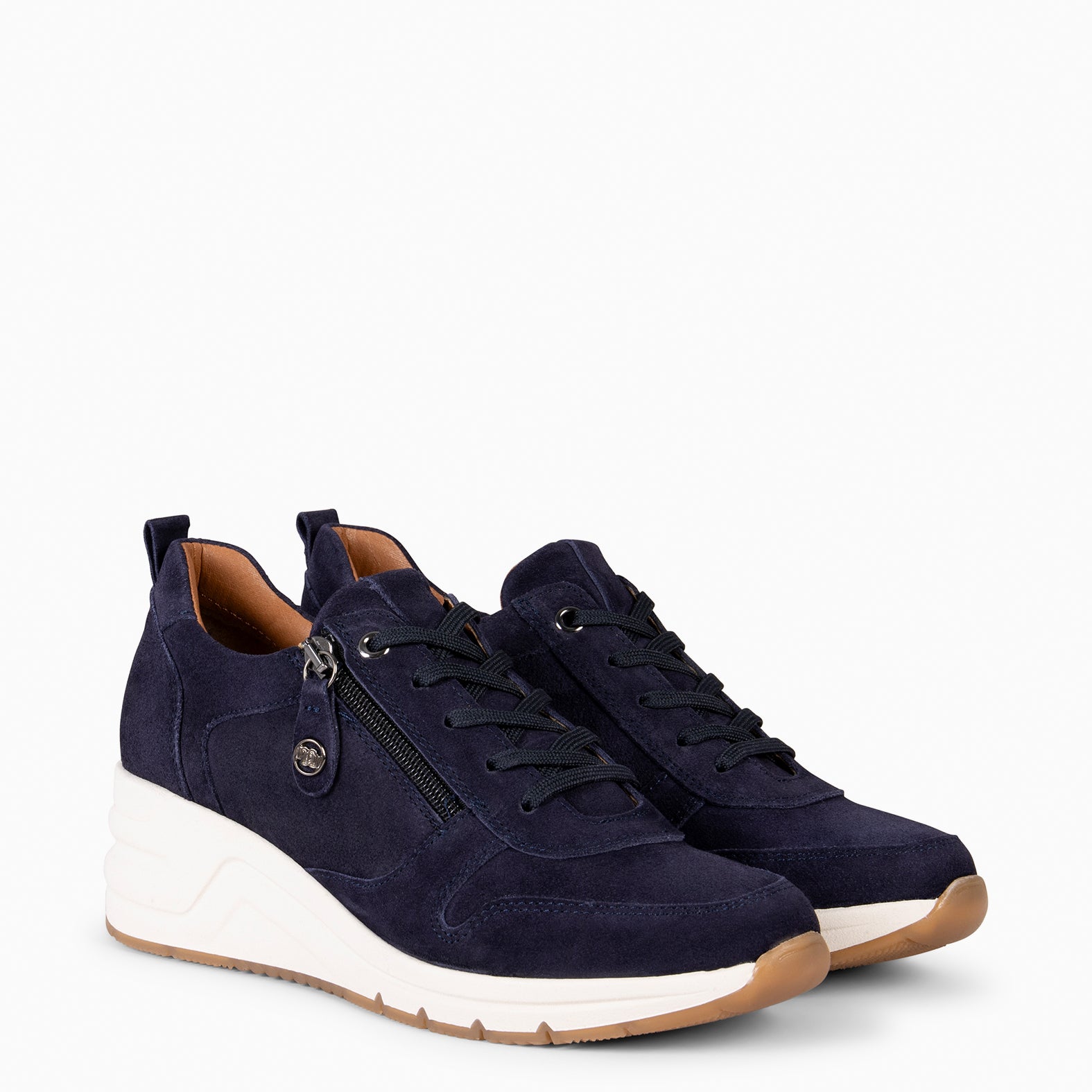 ARLES – Zapatillas deportivas con adorno cremallera MARINO - miMaO ®