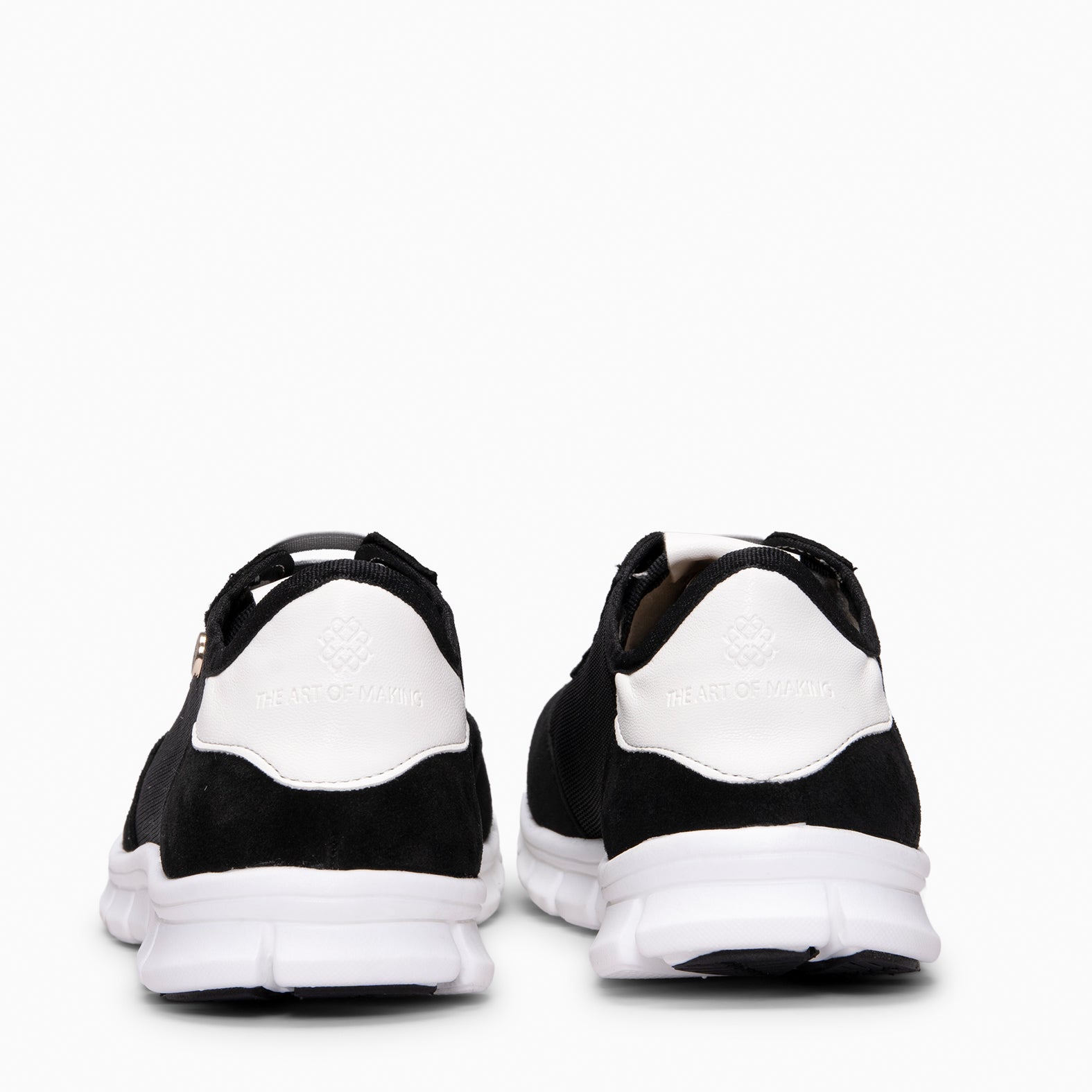 FÜSION 01 - Zapatillas para mujer multi-material NEGRO