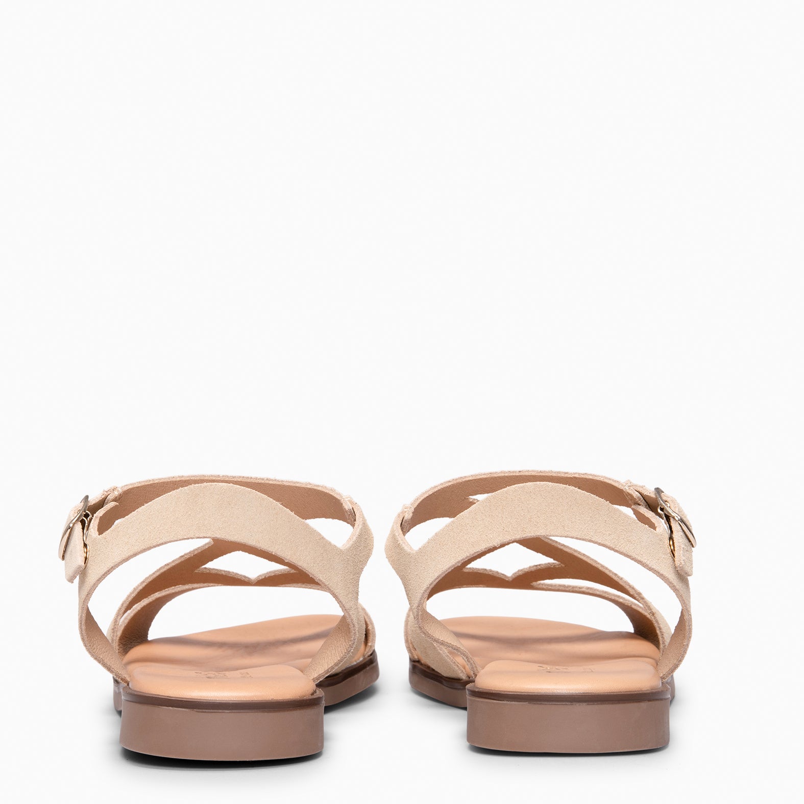 BAMBÚ - Sandalias Planas BEIGE