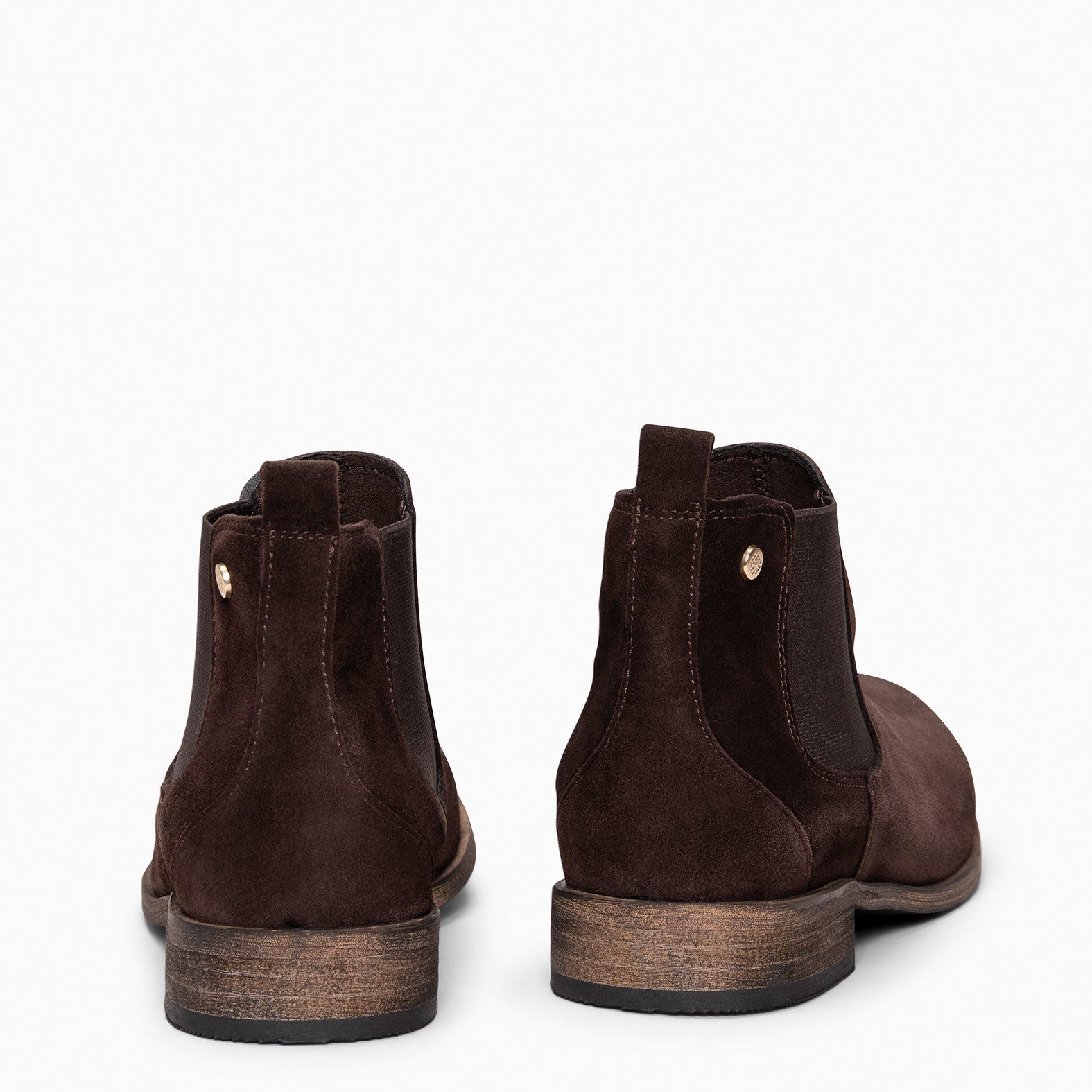CLAIRE - Botín de serraje estilo Chelsea MARRON - miMaO ®