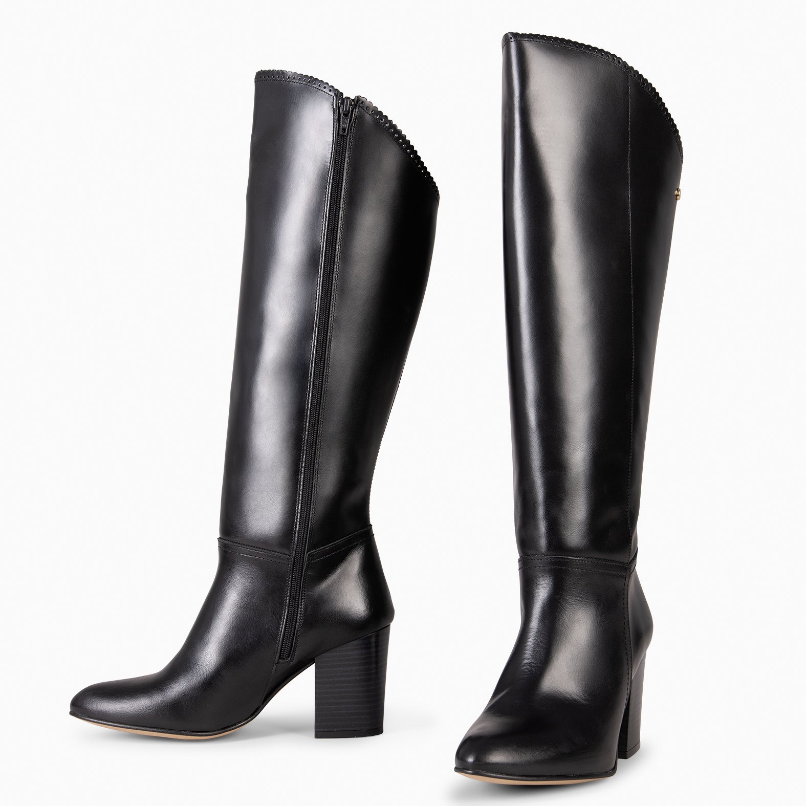 MILADY – Botas con tacón NEGRO - miMaO ®