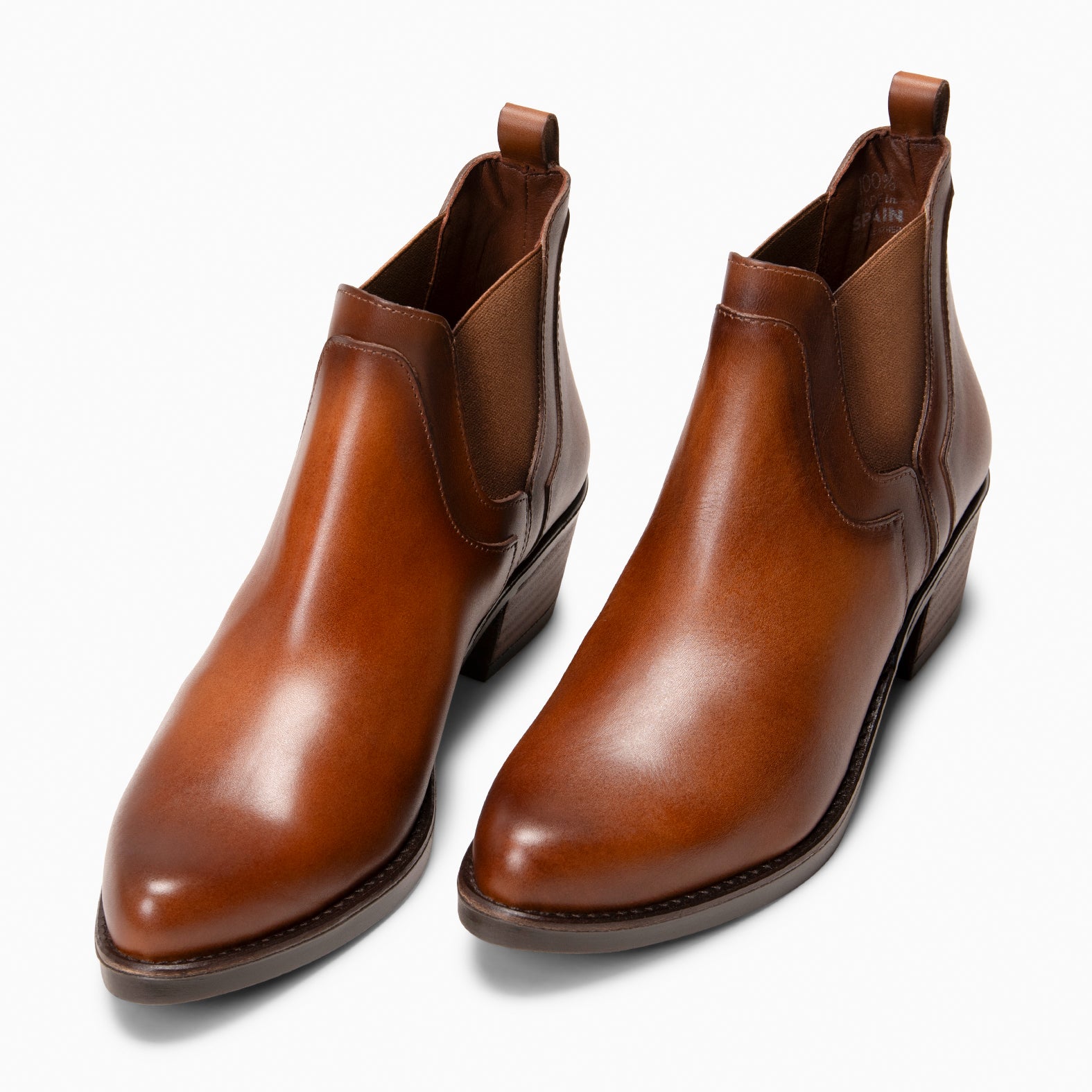 BILLY - Botines de tacón tipo Chelsea CAMEL - miMaO ®