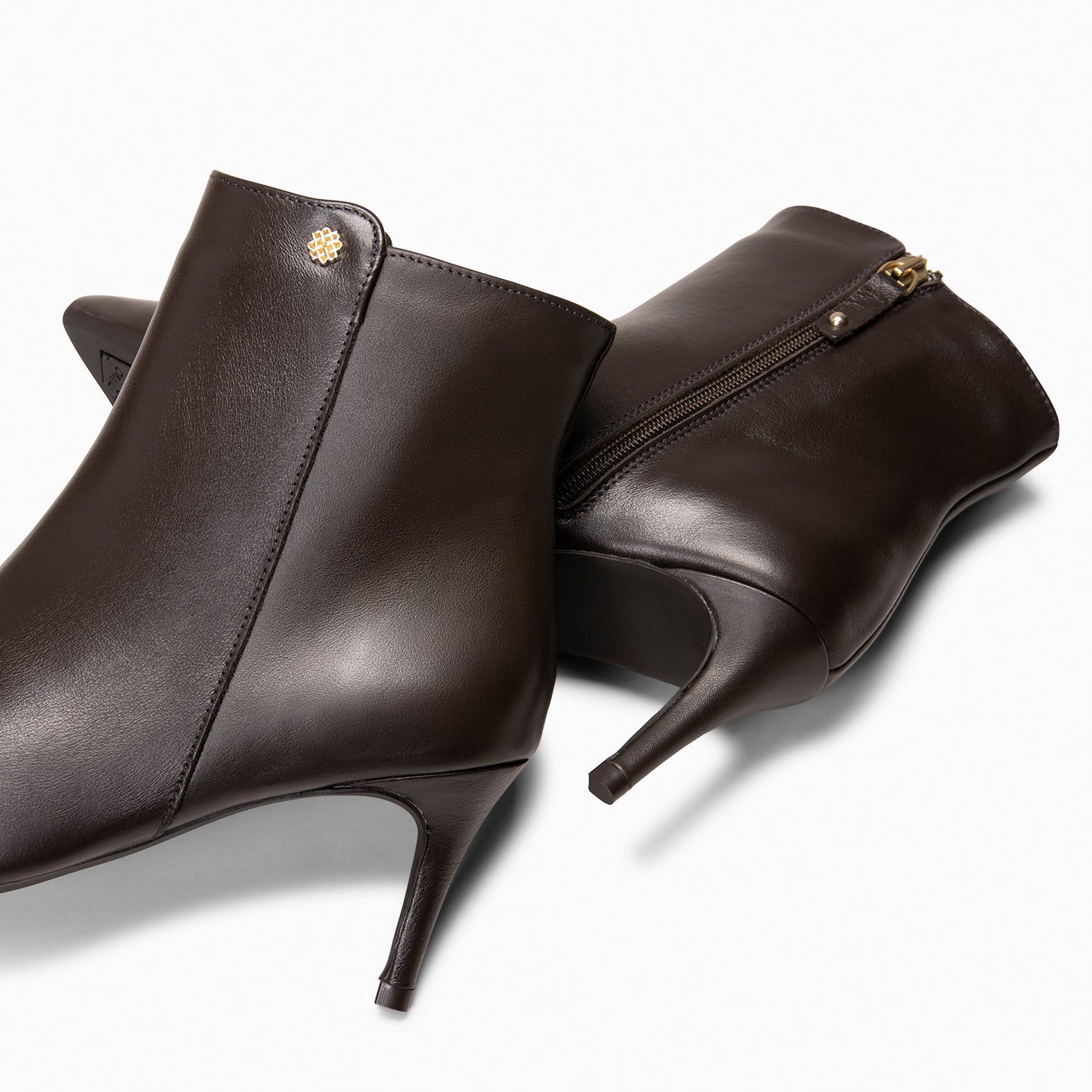 NIGHT - Botines de tacón de aguja MARRON - miMaO ®