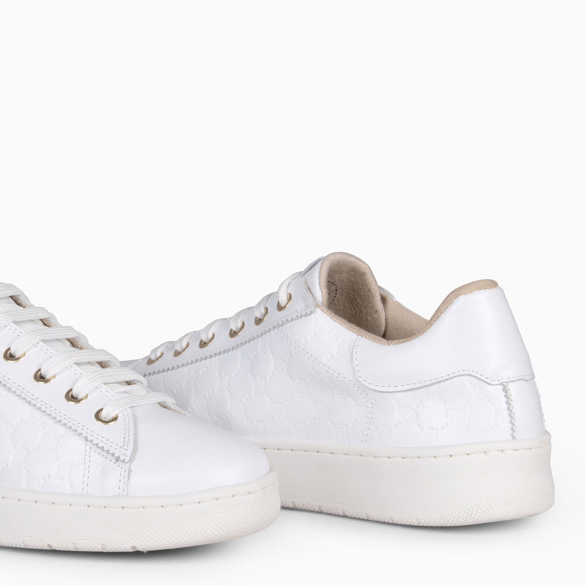 MARSEILLE - WHITE Sneakers with laces