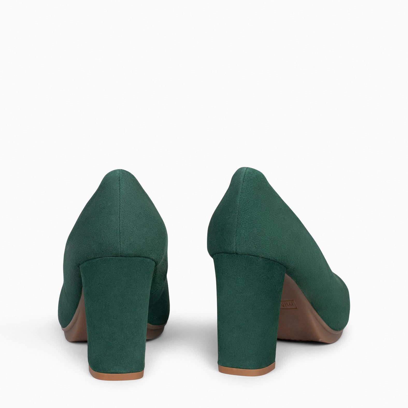 URBAN - Zapatos de tacón alto de ante VERDE - miMaO ®
