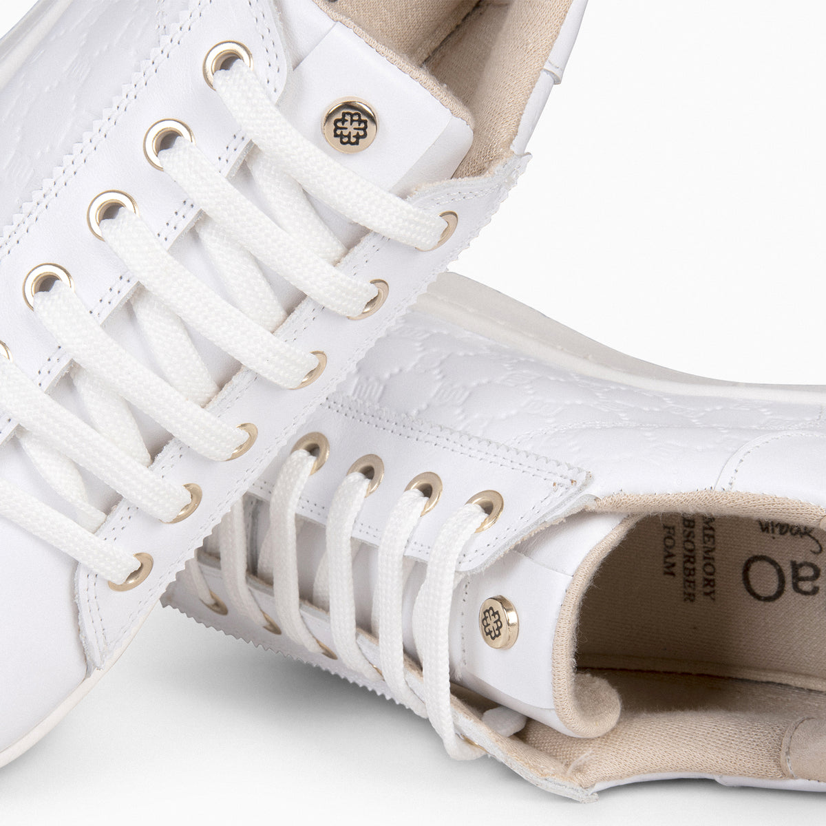 MARSEILLE - WHITE Sneakers with laces