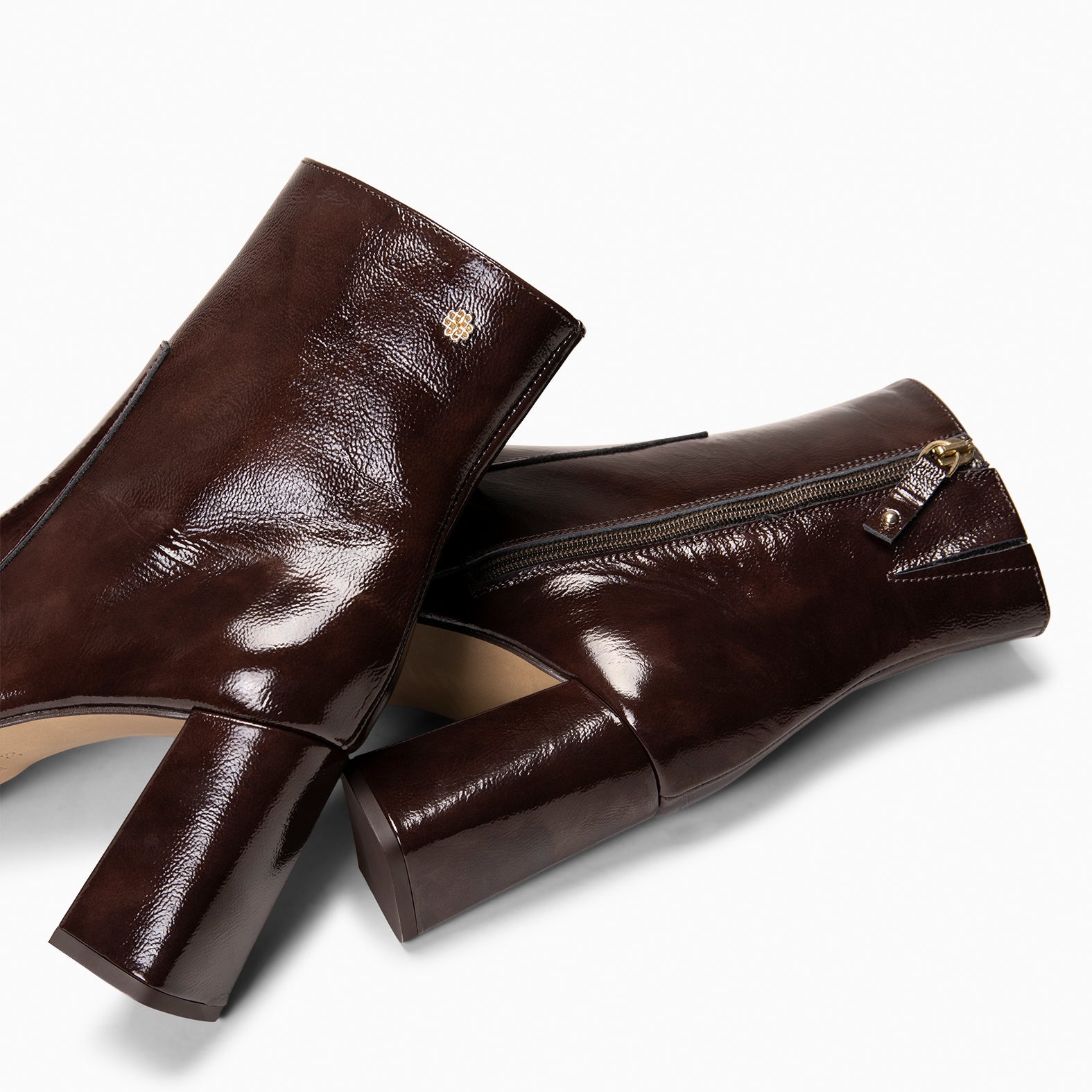 NOX - Botines de tacón alto MARRON - miMaO ®