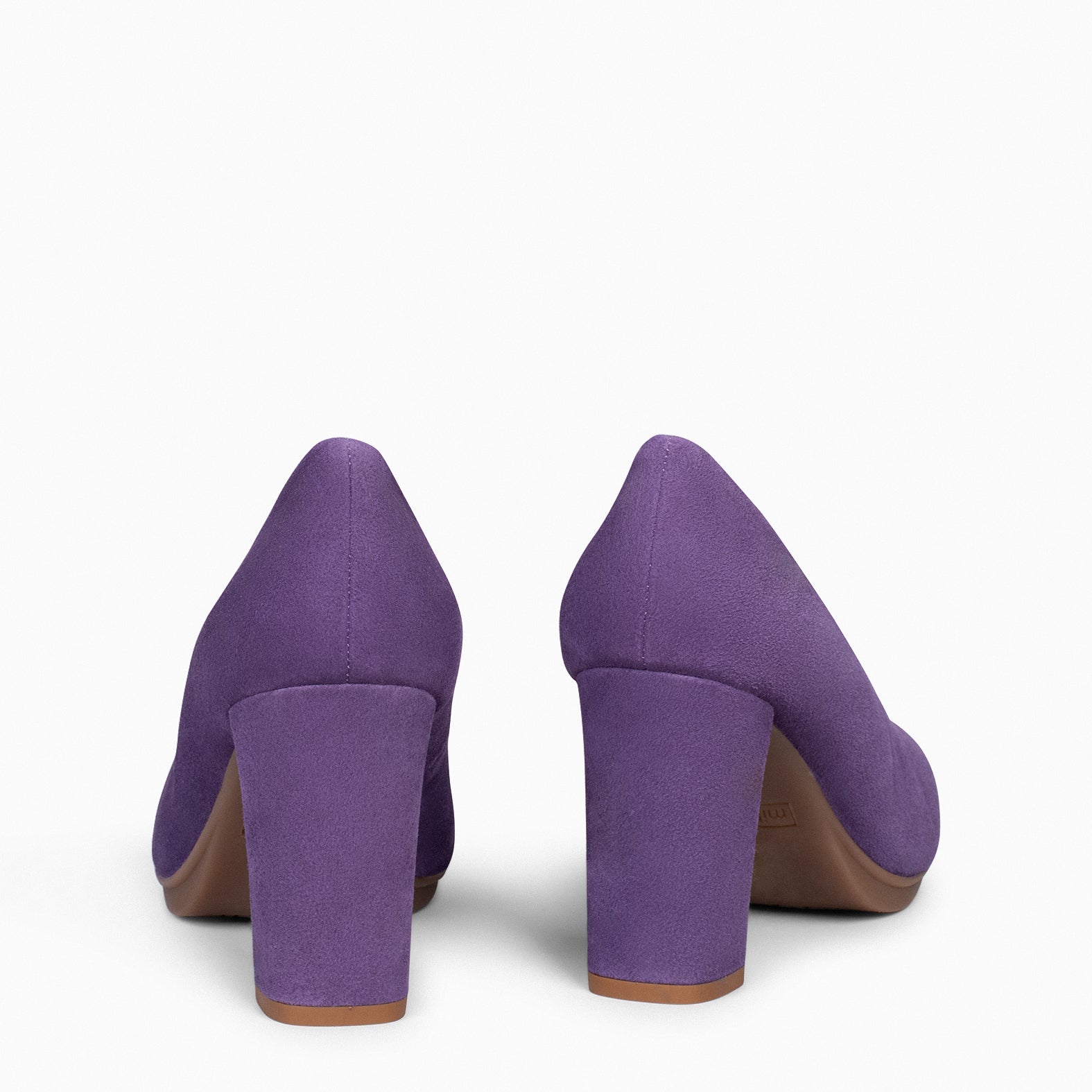 URBAN - Zapatos de tacón alto de ante MORADO - miMaO ®