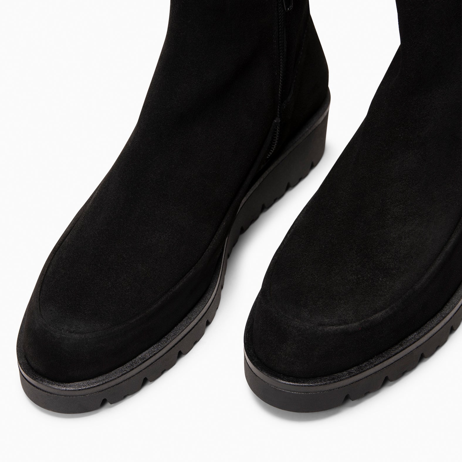 BRISTOL - Botines de ante con cuña NEGRO - miMaO ®