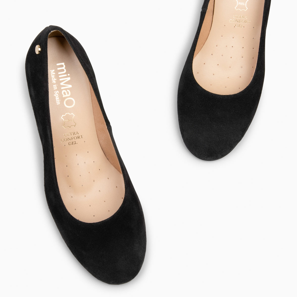 REDONDO CUÑA – Zapato de mujer con cuña NEGRO - miMaO ®