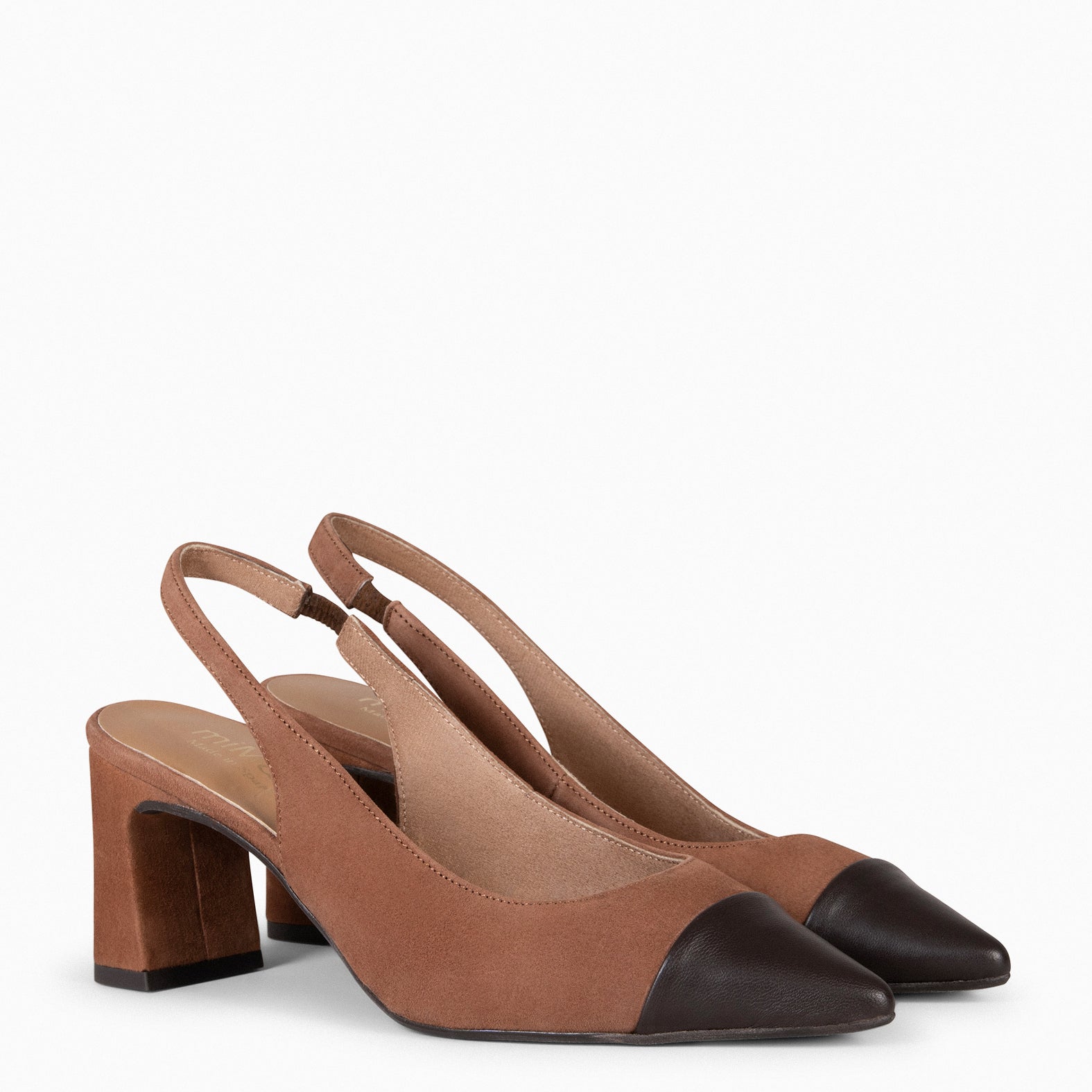 DIANA – Zapato destalonado de mujer MARRÓN - miMaO ®
