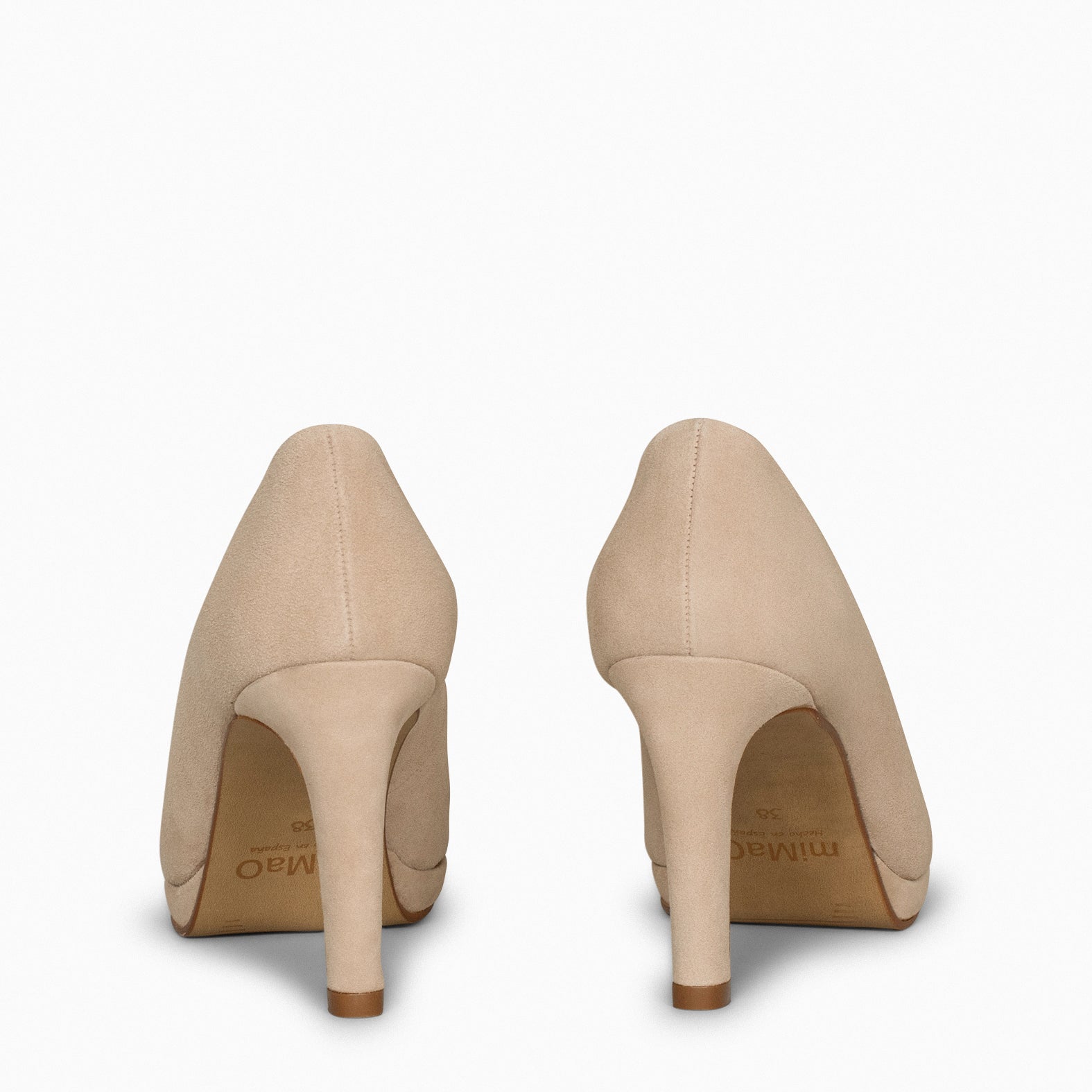 PLATFORM – SAND high heels with platform