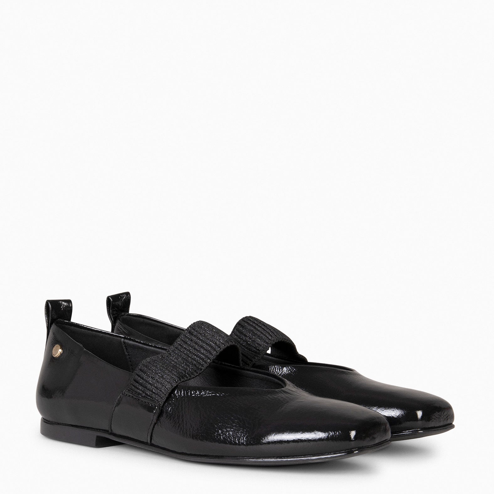 ALINA – BLACK Mary-Jane with square toe