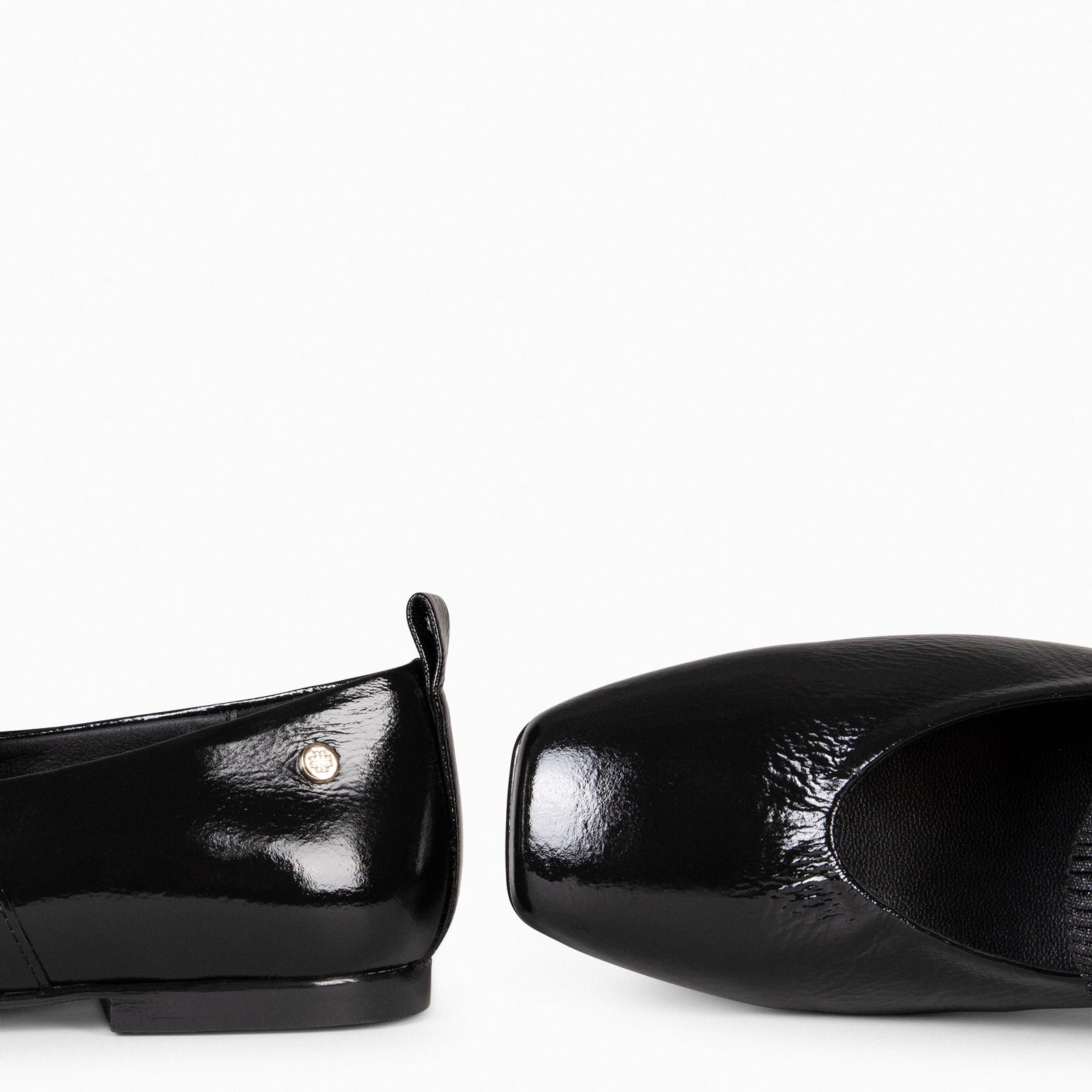 ALINA – BLACK Mary-Jane with square toe