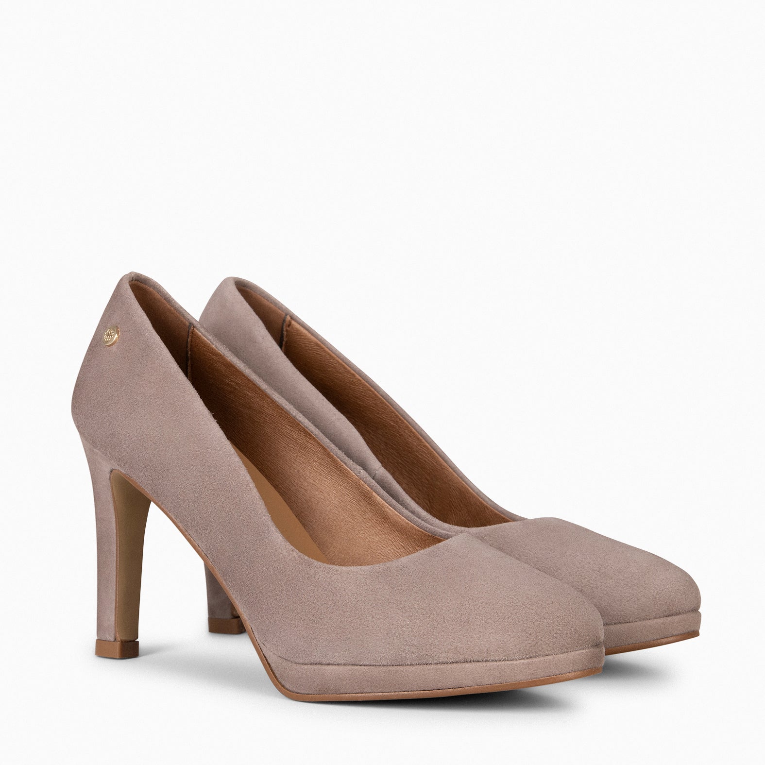 PLATAFORMA - Zapatos de tacón alto y plataforma en TAUPE - miMaO ®
