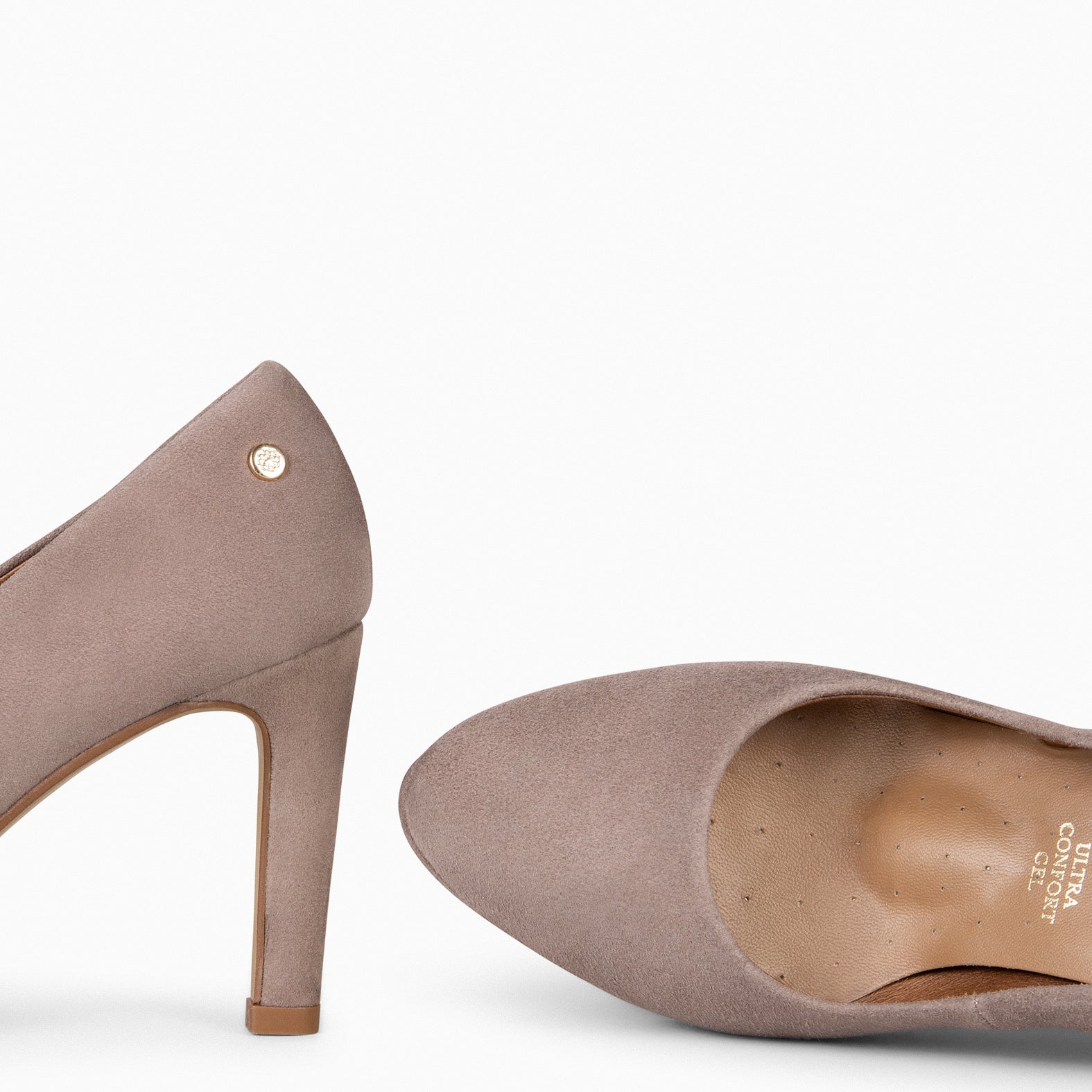PLATAFORMA - Zapatos de tacón alto y plataforma en TAUPE - miMaO ®