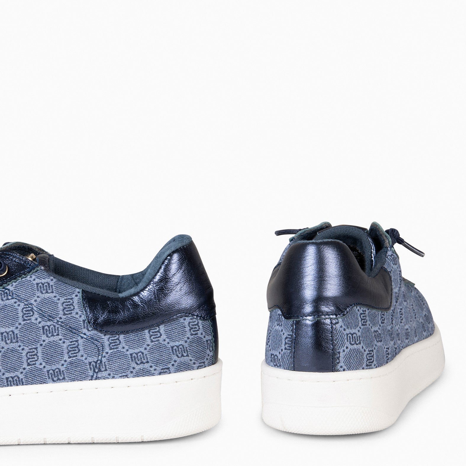 TOULOUSE - Zapatillas cordones elásticos AZUL - miMaO ®