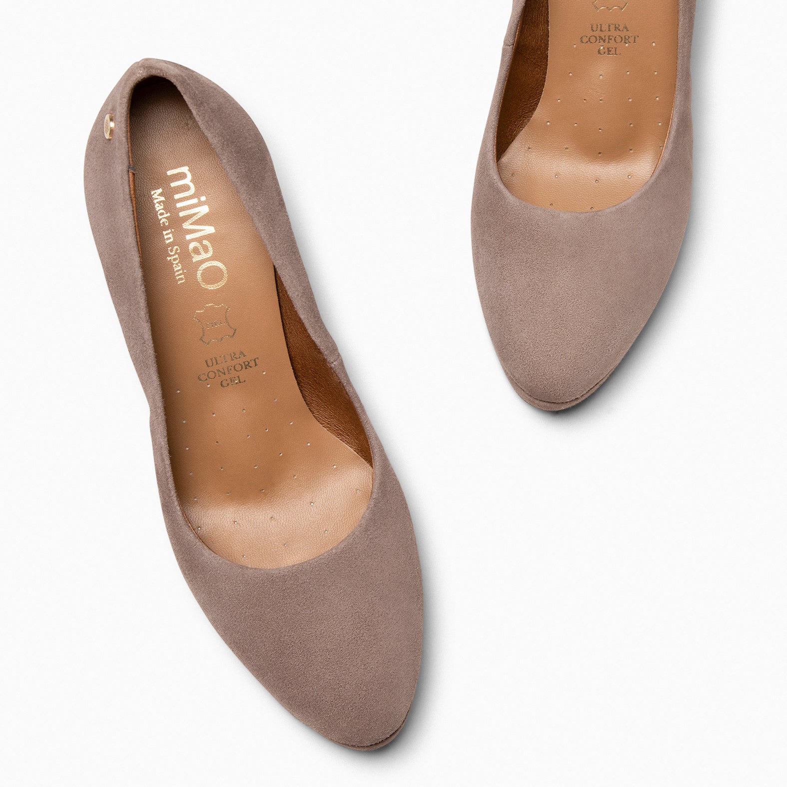 PLATAFORMA - Zapatos de tacón alto y plataforma en TAUPE - miMaO ®