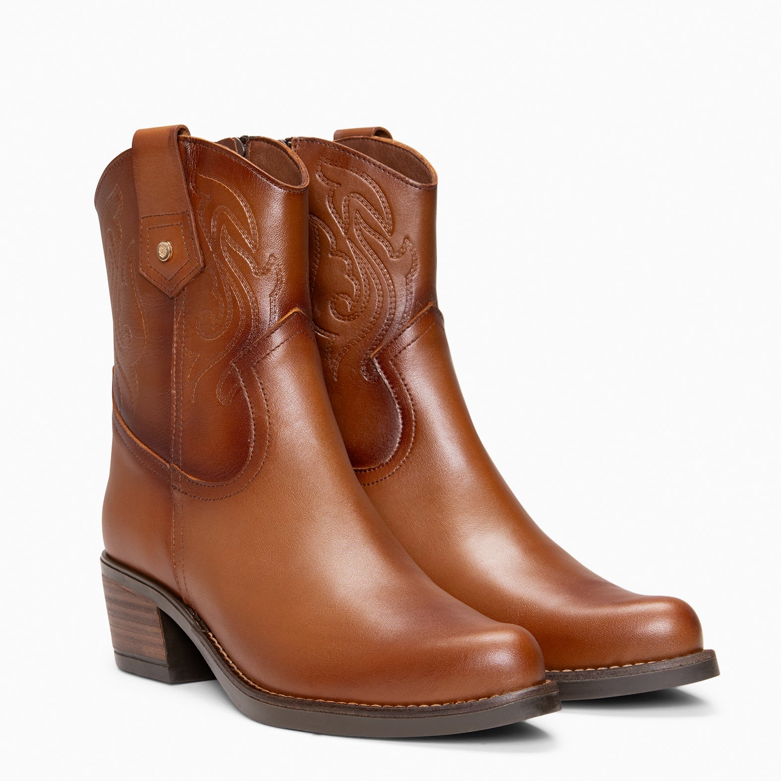 CYRUS - Botines cowboy MARRON - miMaO ®