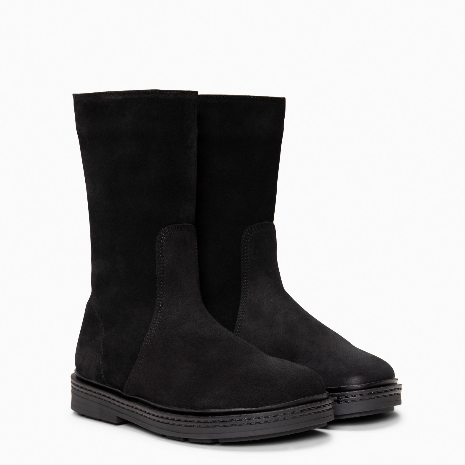 SNOW - Botines forrados de piel NEGRO - miMaO ®
