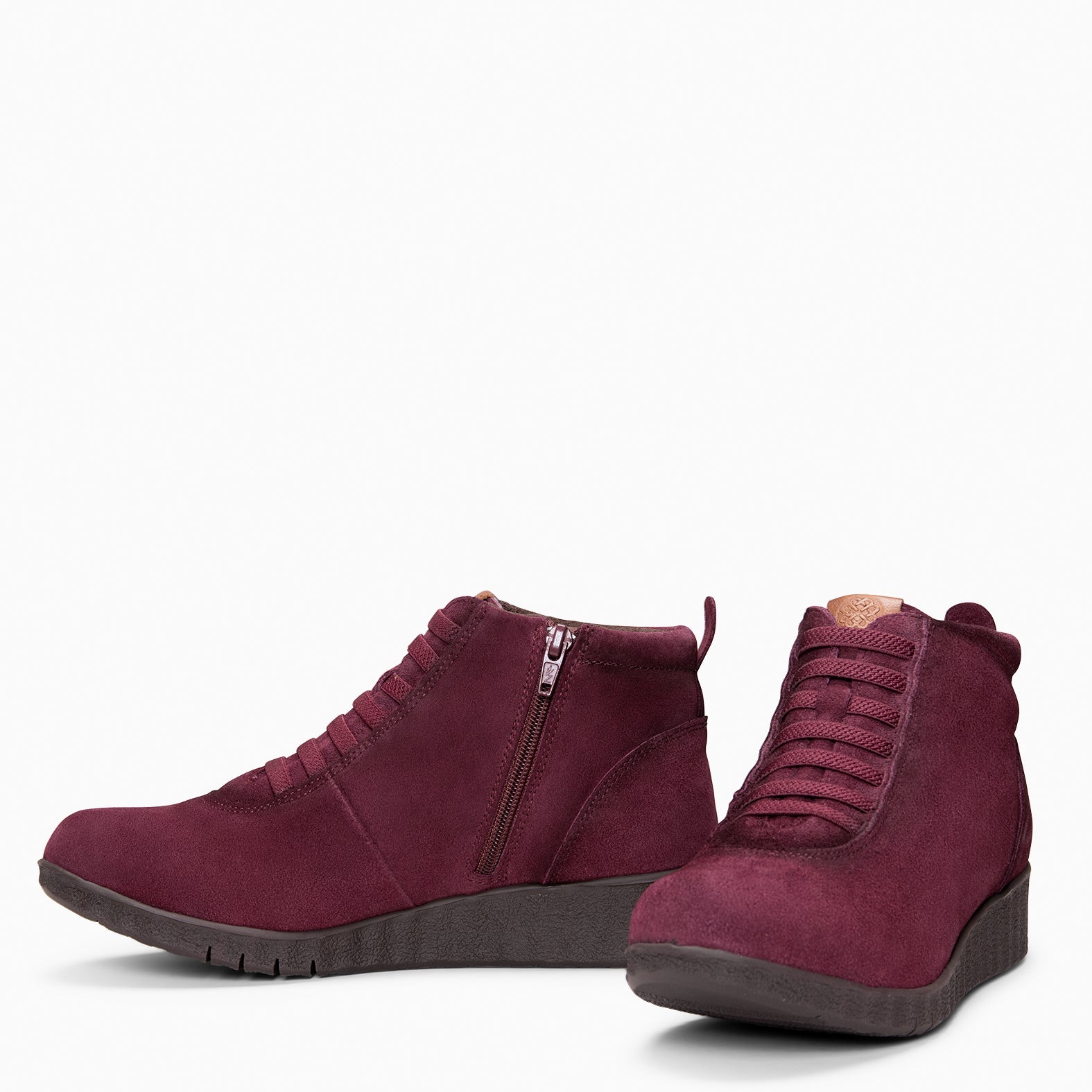 FLEXY - Zapatillas BURDEOS abotinadas - miMaO ®