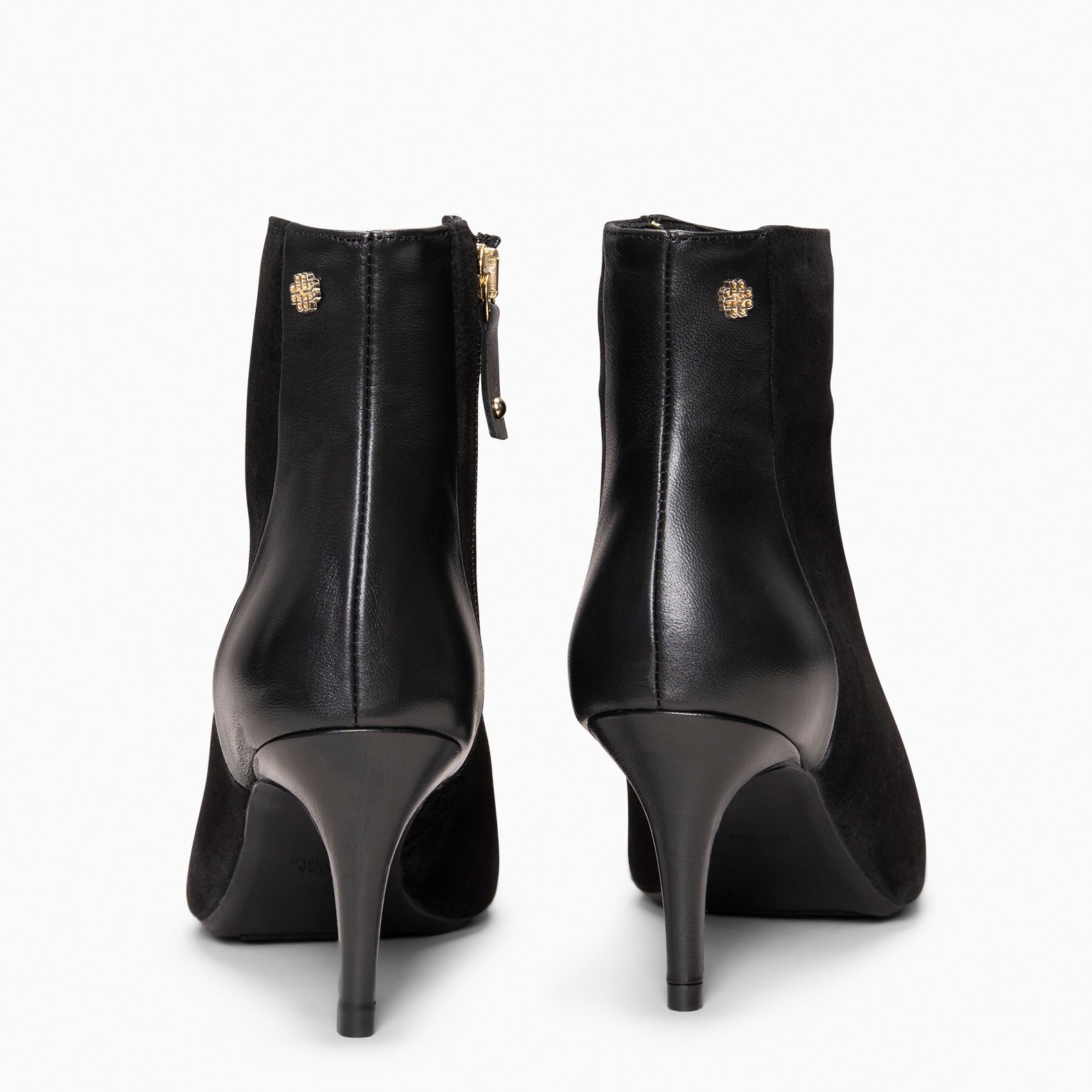 NIGHT - Botines elegantes de tacón fino NEGRO - miMaO ®