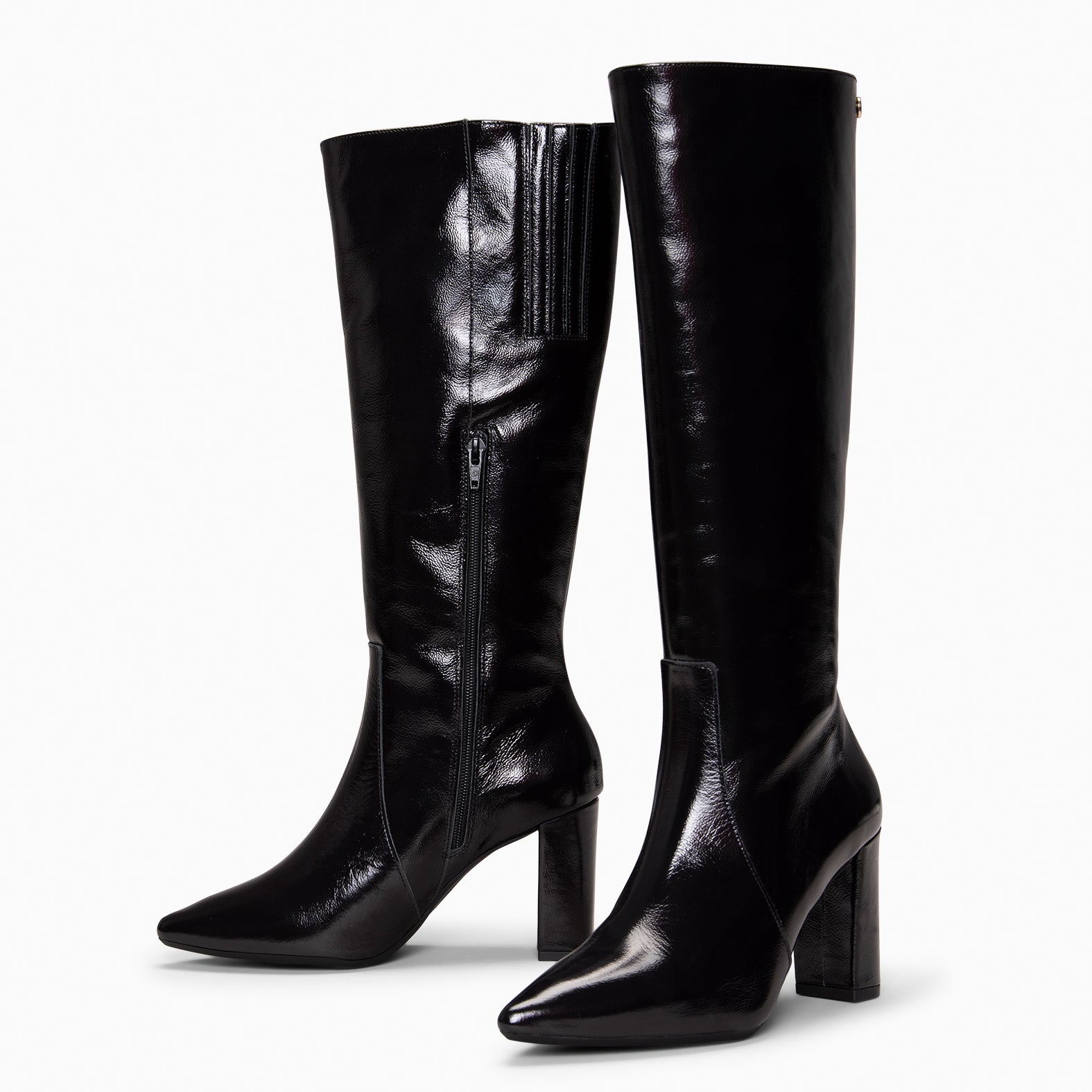 SOHO - Botas de tacón alto NEGRO CHAROL - miMaO ®