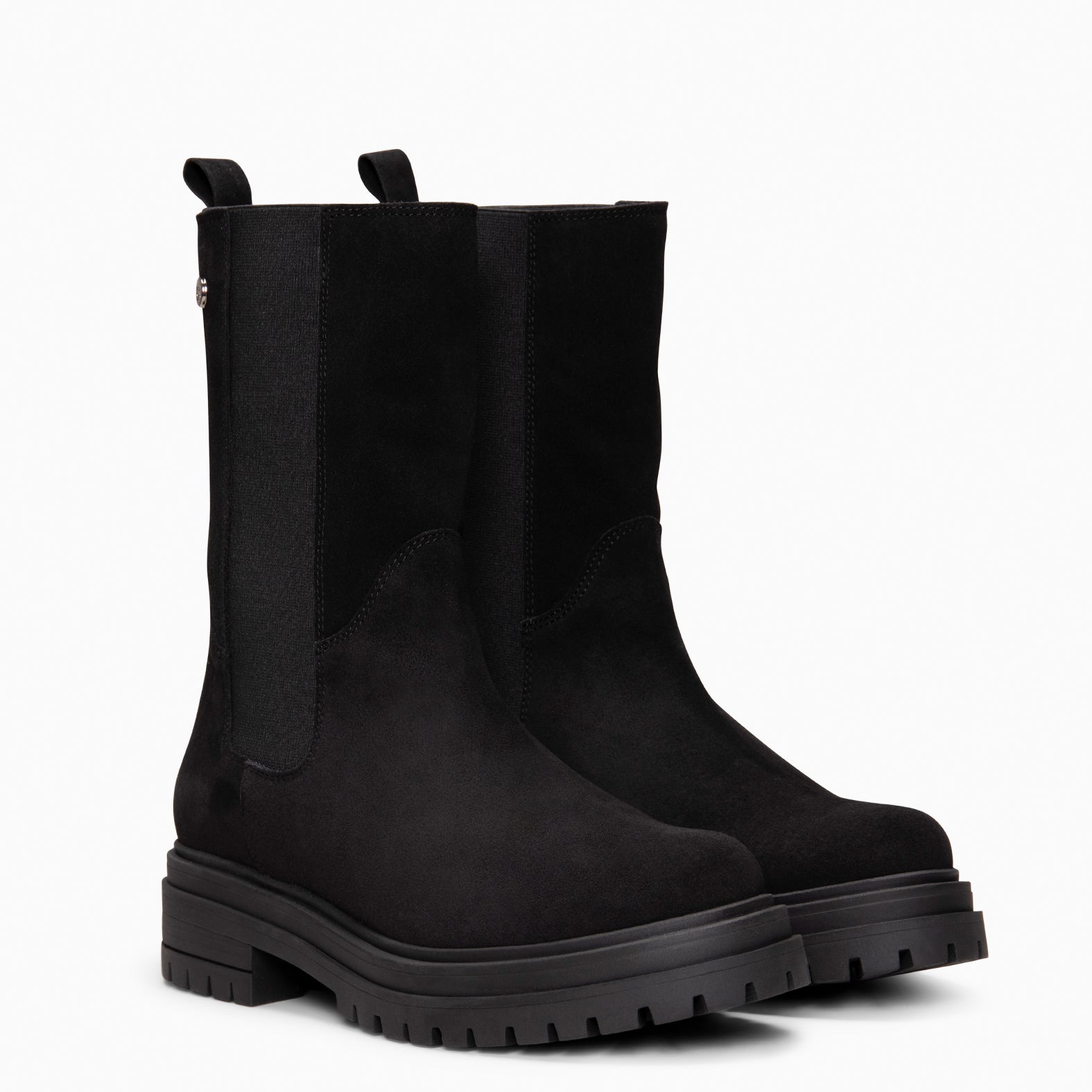 MARTE - Botines Chelsea con suela track NEGRO - miMaO ®