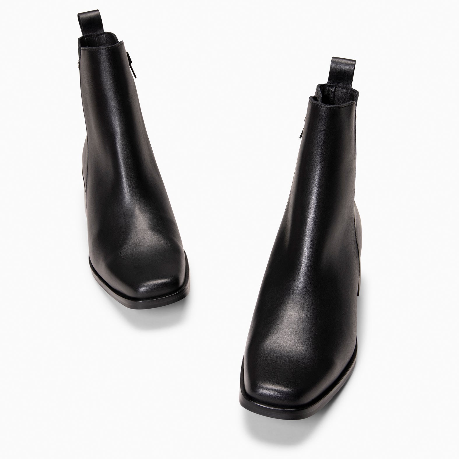 BERLIN - Botines bajos de mujer de piel NEGRO - miMaO ®
