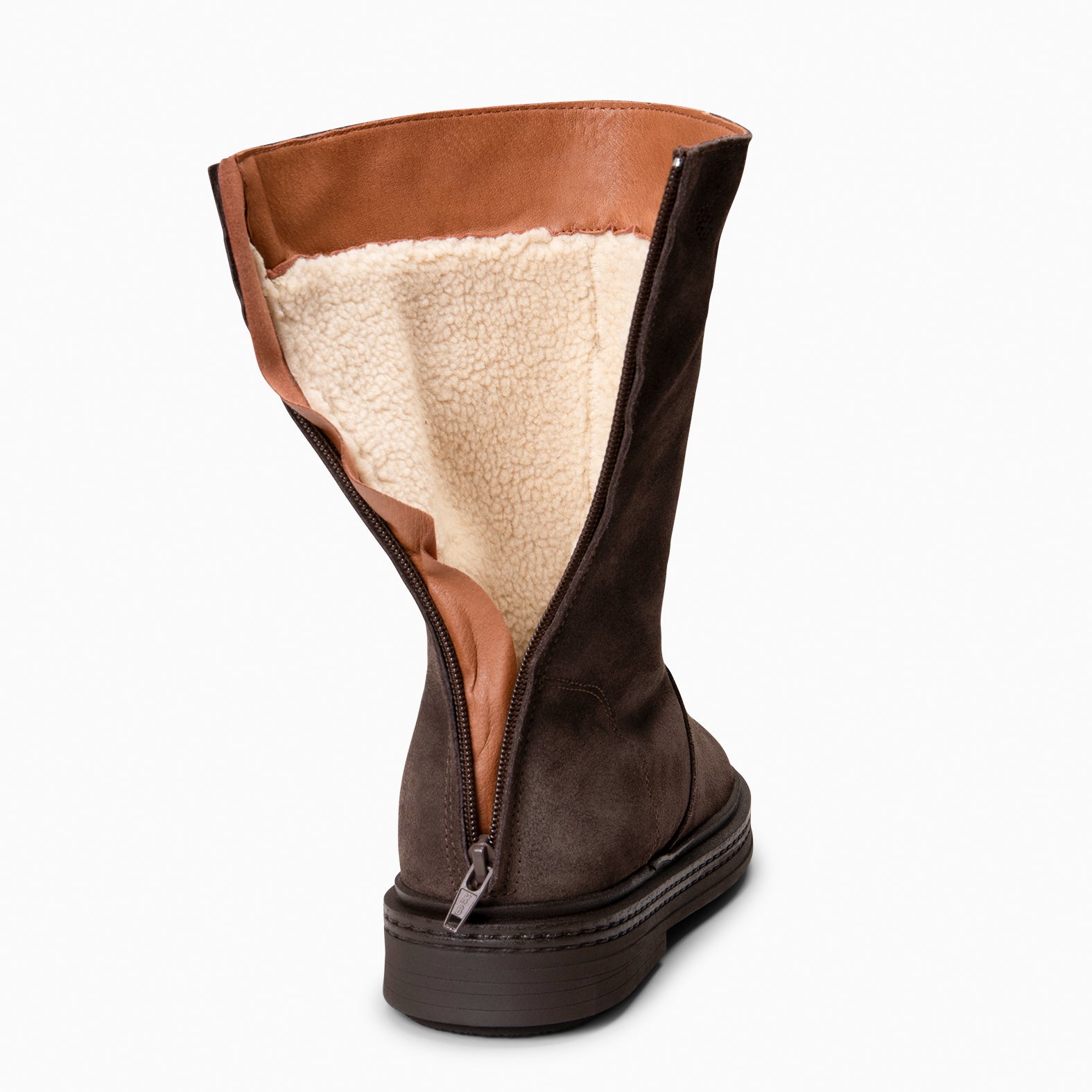 SNOW - Botines forrados de piel MARRON - miMaO ®