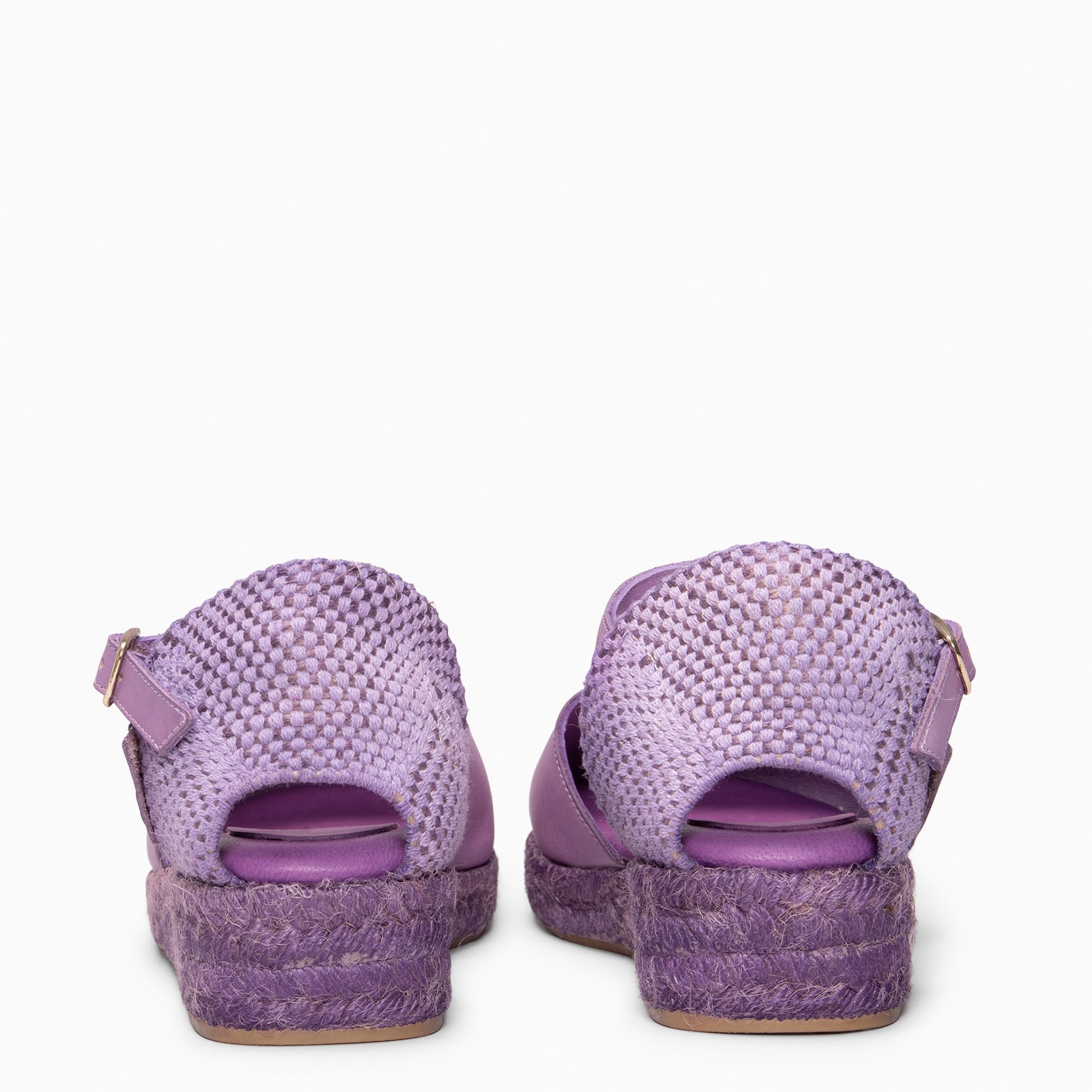 PRAVIA - Cunha de esparto com tingimento natural VIOLETA