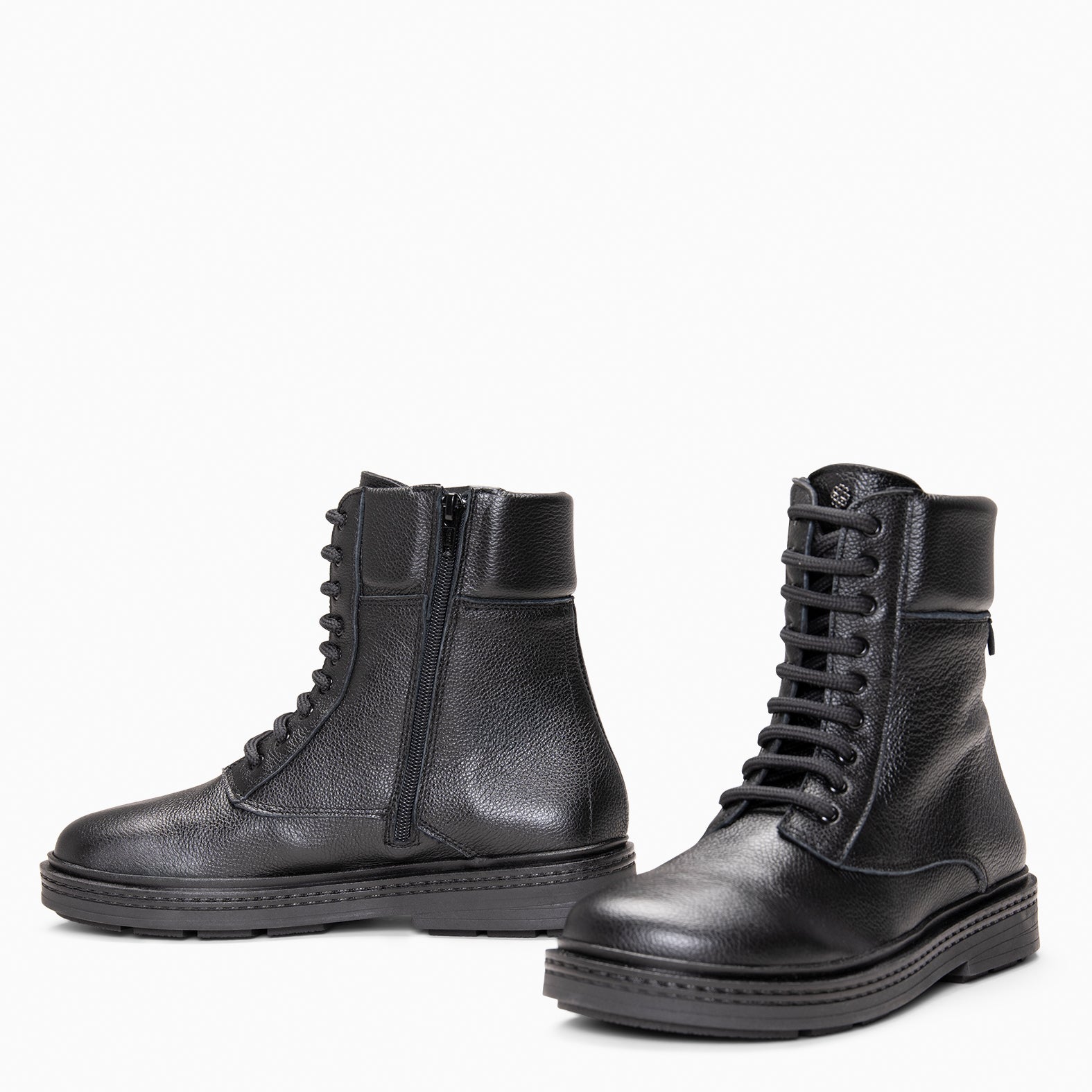 ALFA - Botines con cordones NEGRO - miMaO ®